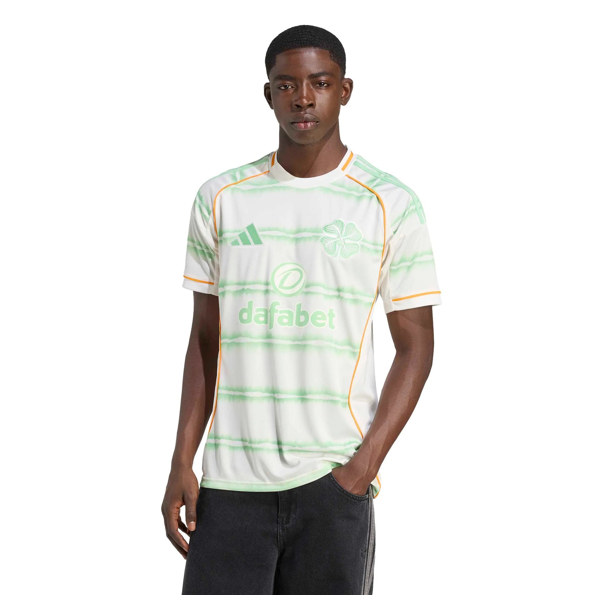 adidas 2025-26 Celtic Men's Stadium Third Soccer Jersey (Model - Front)