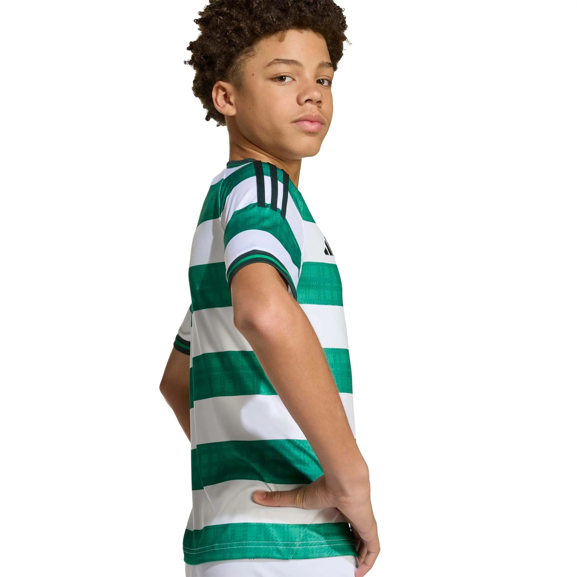 adidas 2025-26 Celtic Youth Stadium Home Soccer Jersey (Detail 2)