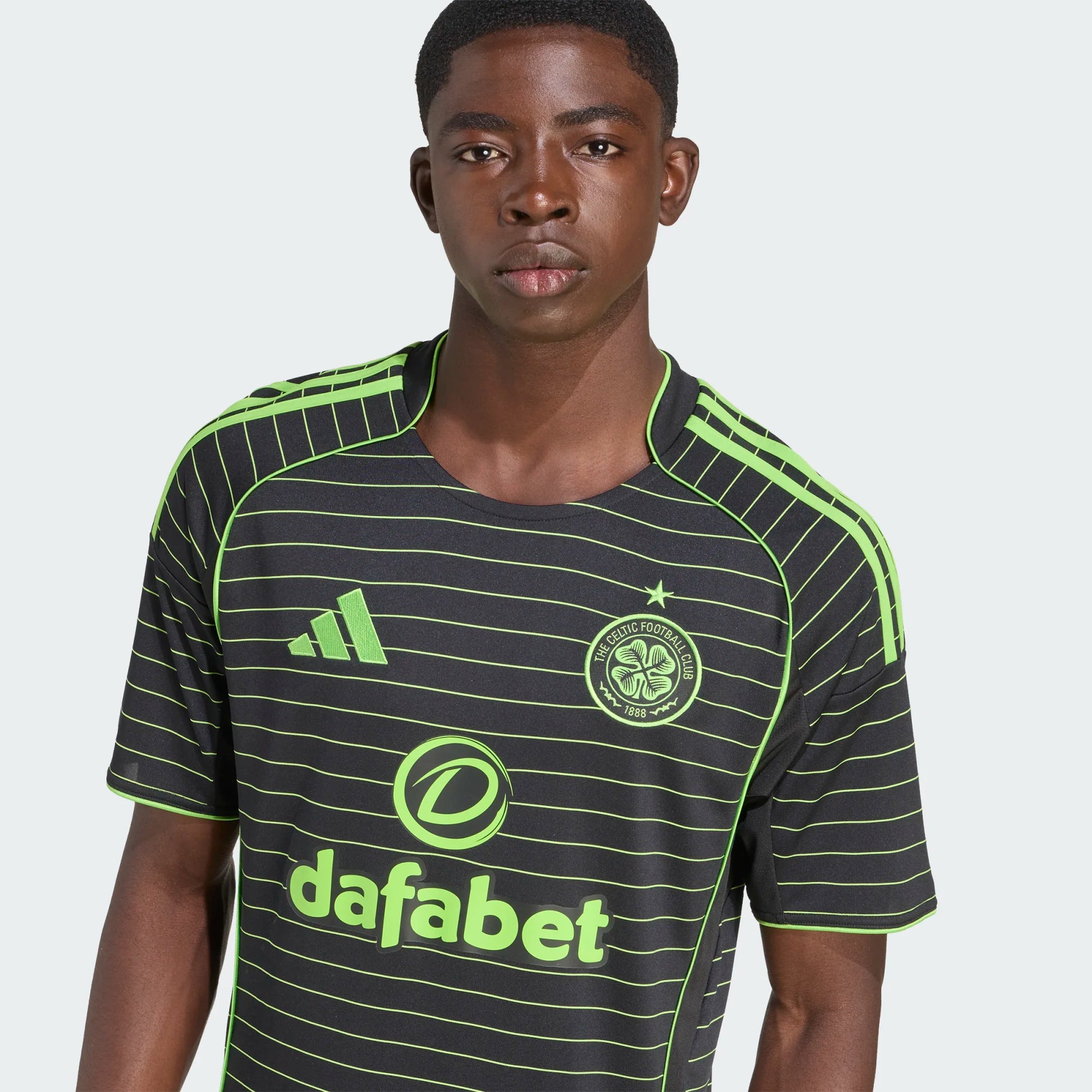 adidas 2025-26 Celtics Men's Stadium Away Soccer Jersey (Detail 1)