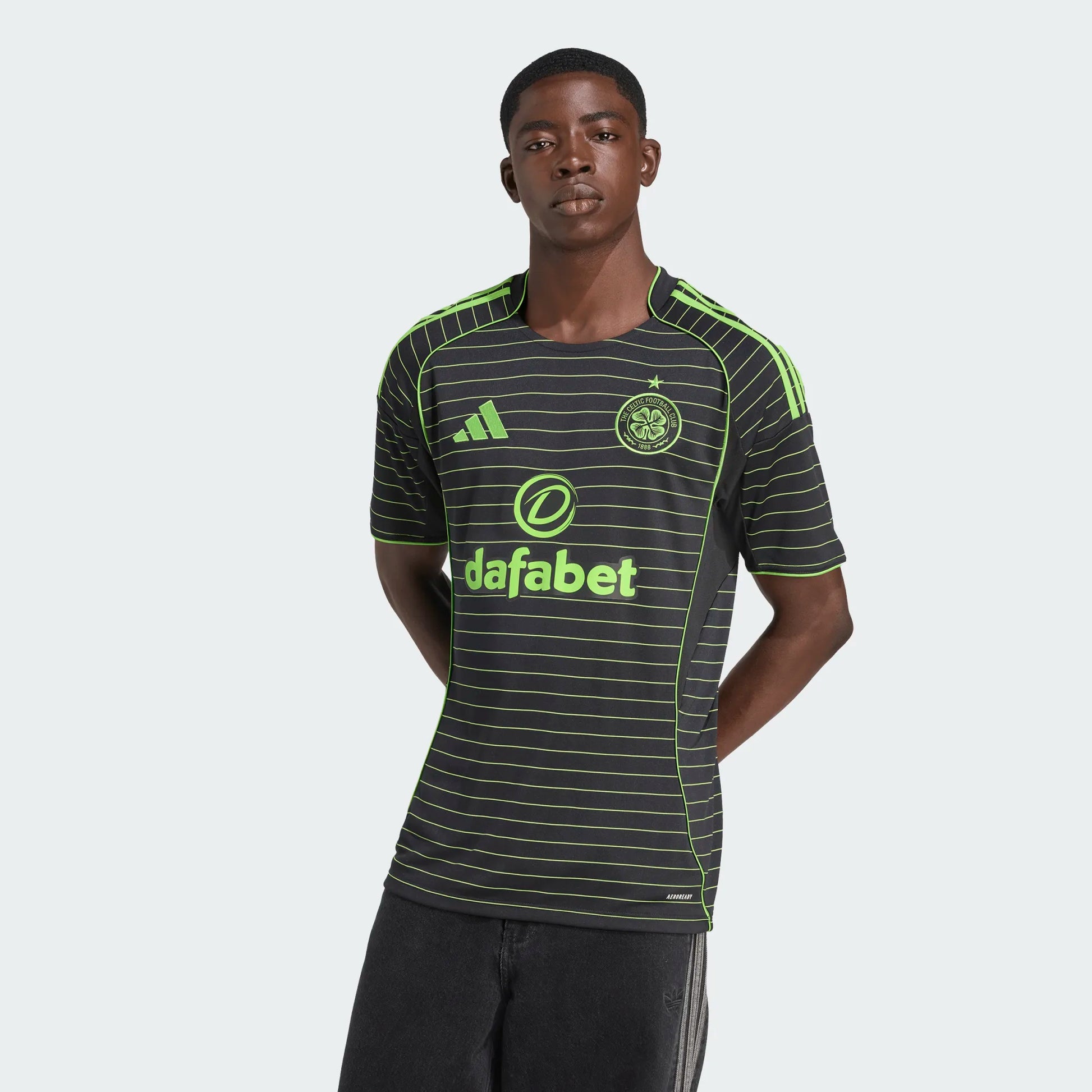 adidas 2025-26 Celtics Men's Stadium Away Soccer Jersey (Model - Front)