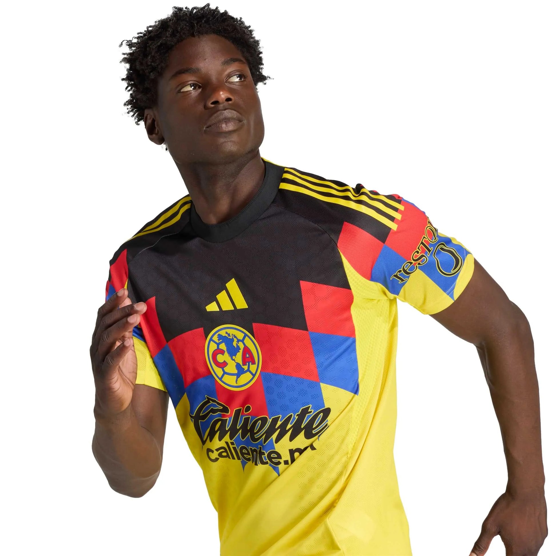 adidas 2025-26 Club America Men's Authentic Home Soccer Jersey (Detail 1)