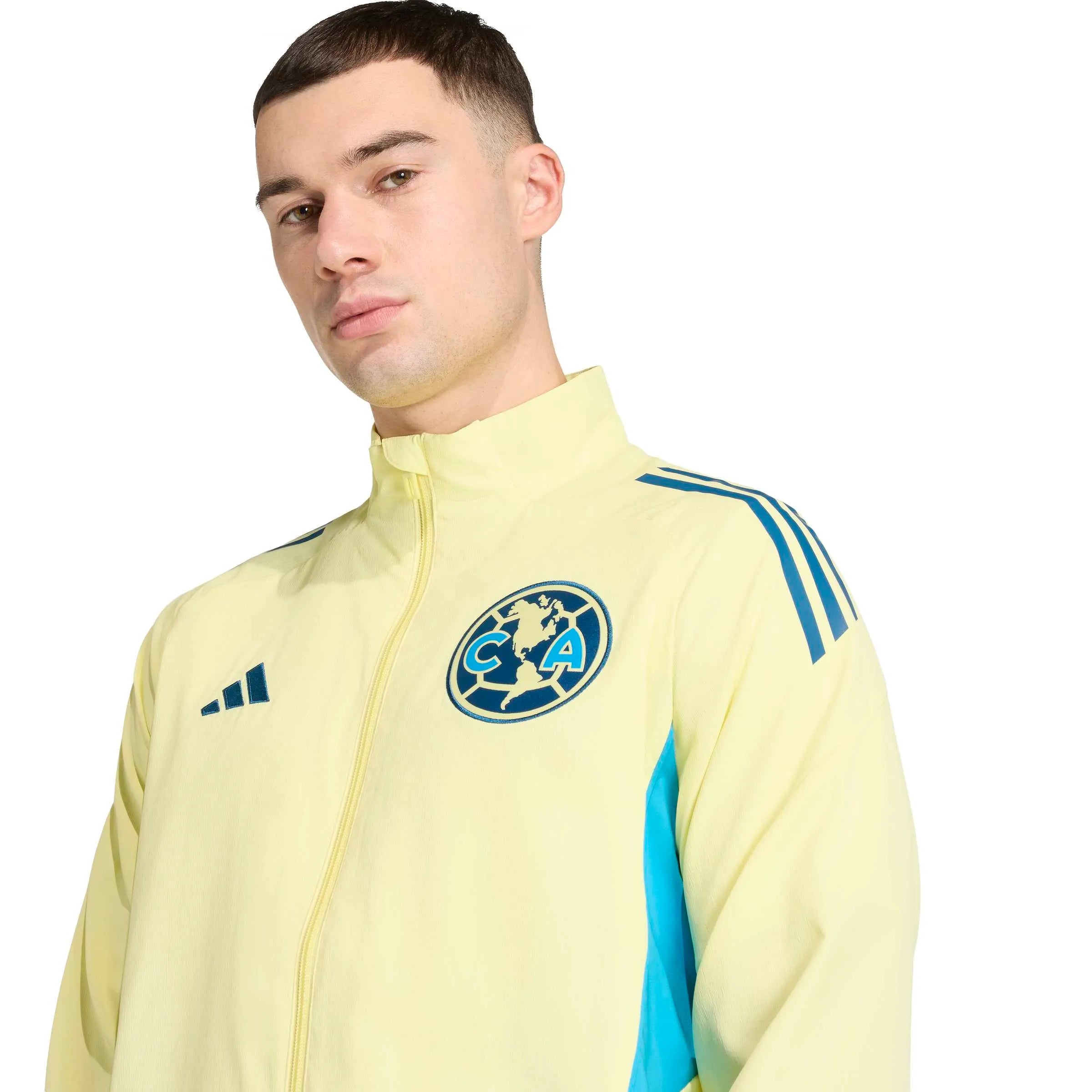 adidas 2025-26 Club America Men's Prematch Jacket (Detail 1)
