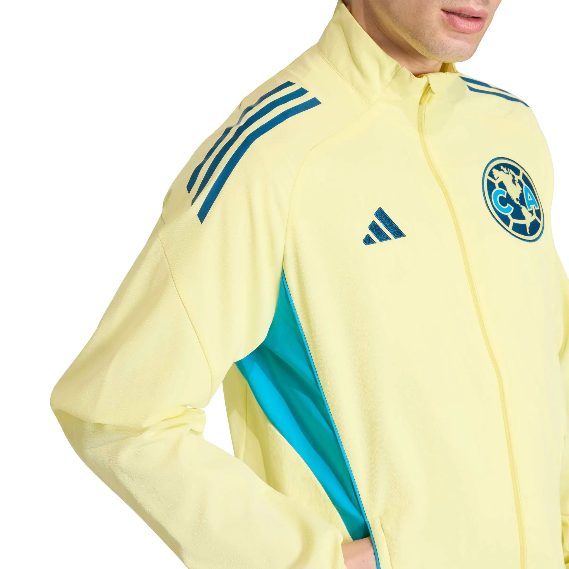adidas 2025-26 Club America Men's Prematch Jacket (Detail 2)