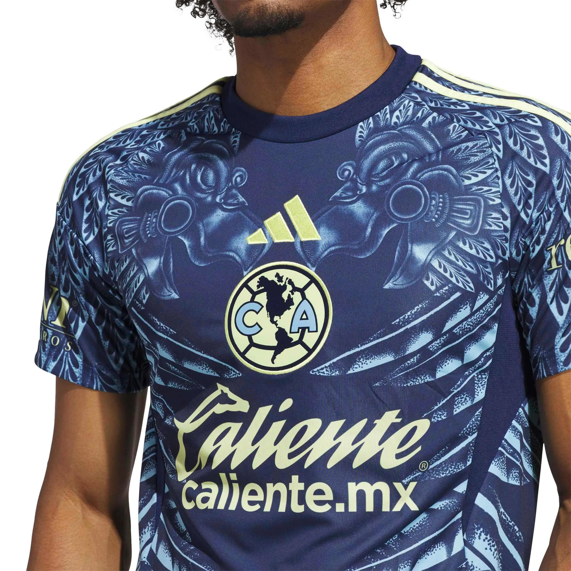 adidas 2025-26 Club America Men's Stadium Away Soccer Jersey (Detail 1)