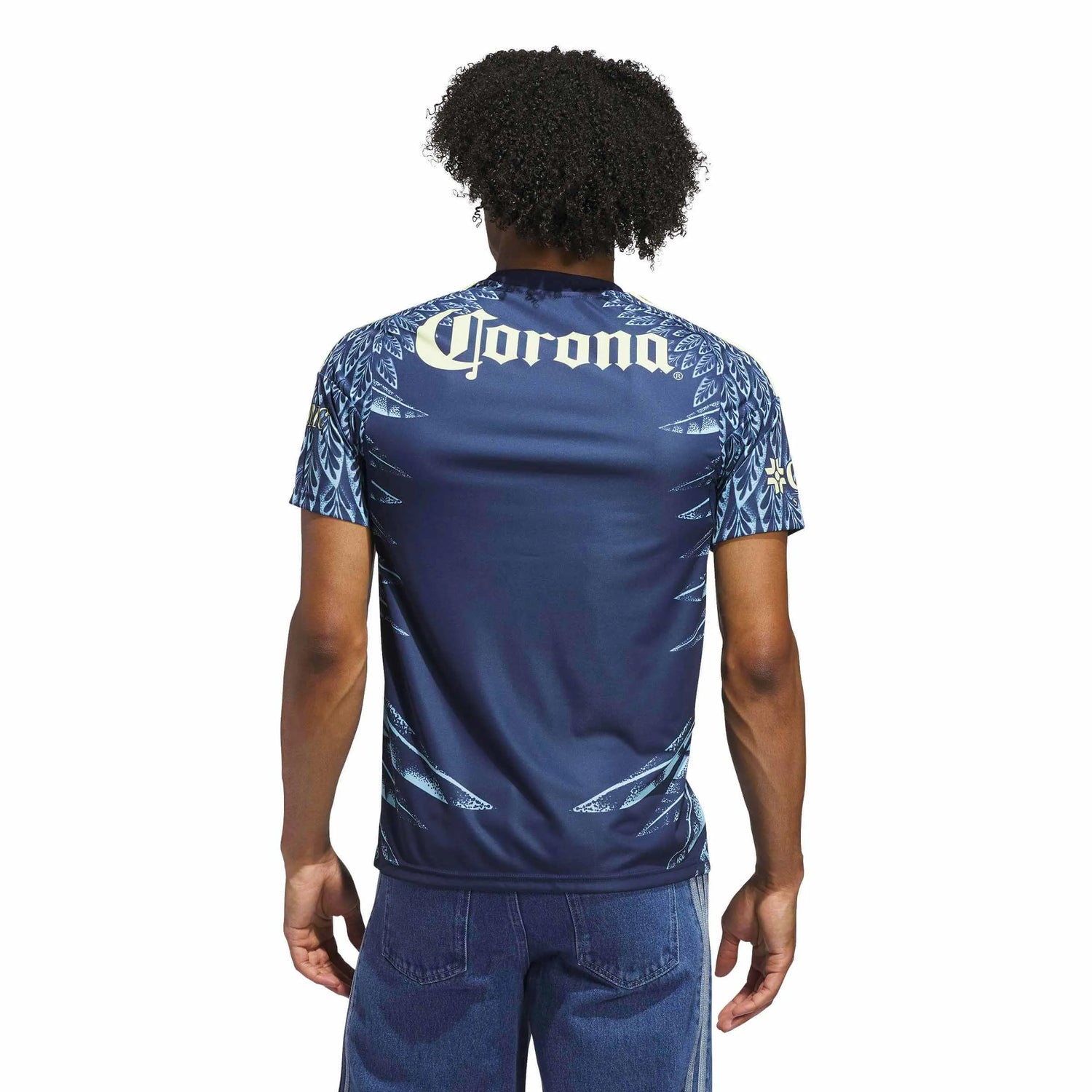 adidas 2025-26 Club America Men's Stadium Away Soccer Jersey (Model - Back)