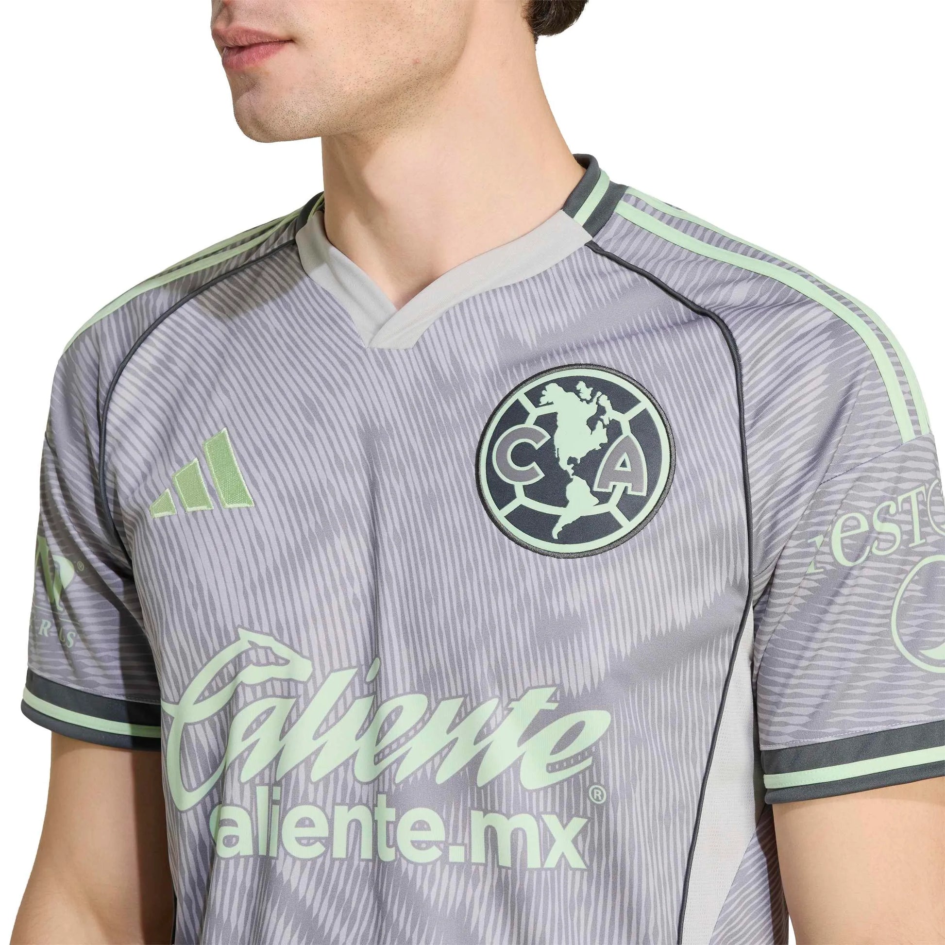 adidas 2025-26 Club America Men's Stadium Third Soccer Jersey (Detail 1)