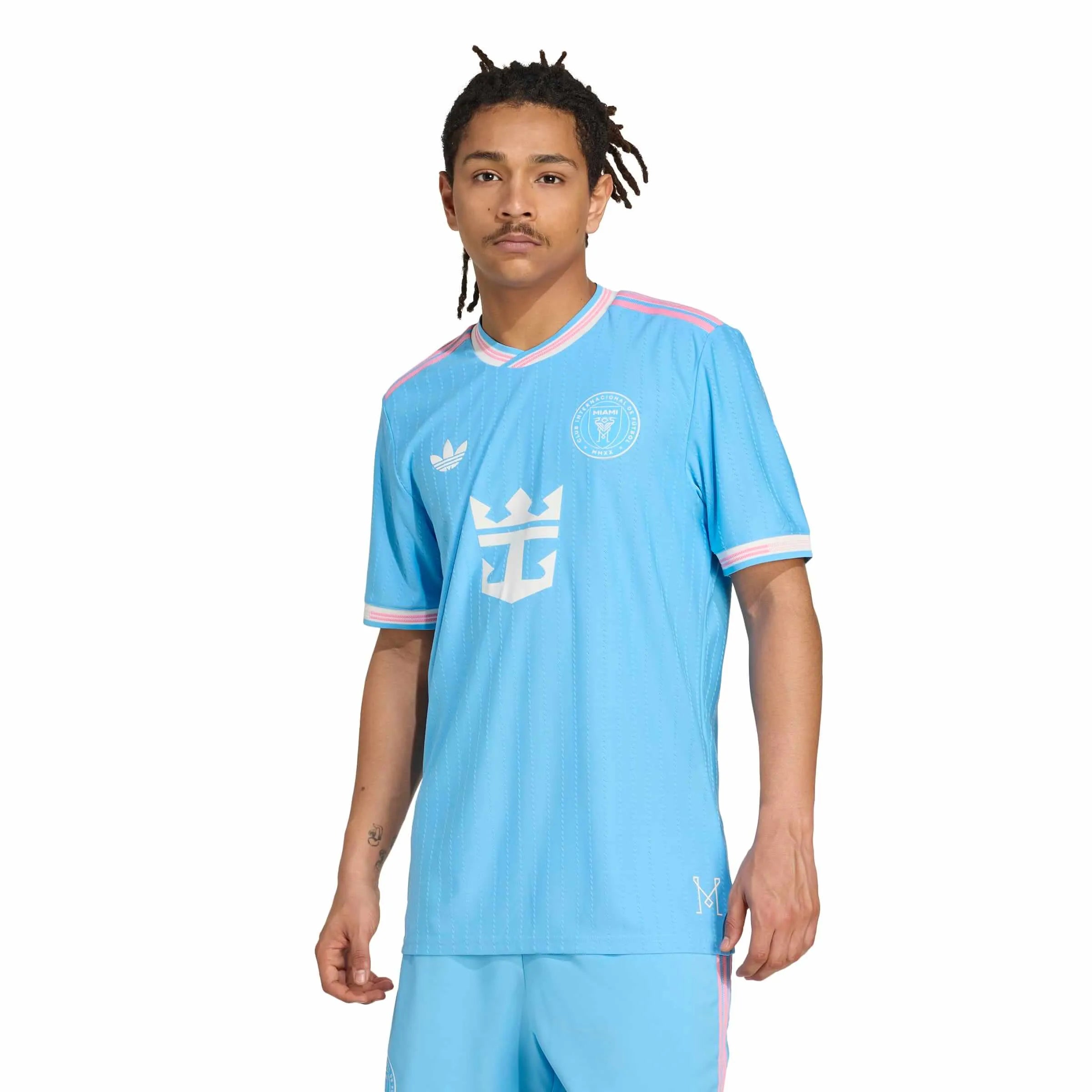 adidas 2025-26 Inter Miami Men's Authentic Third Messi #10 Soccer Jersey (Model - Front)