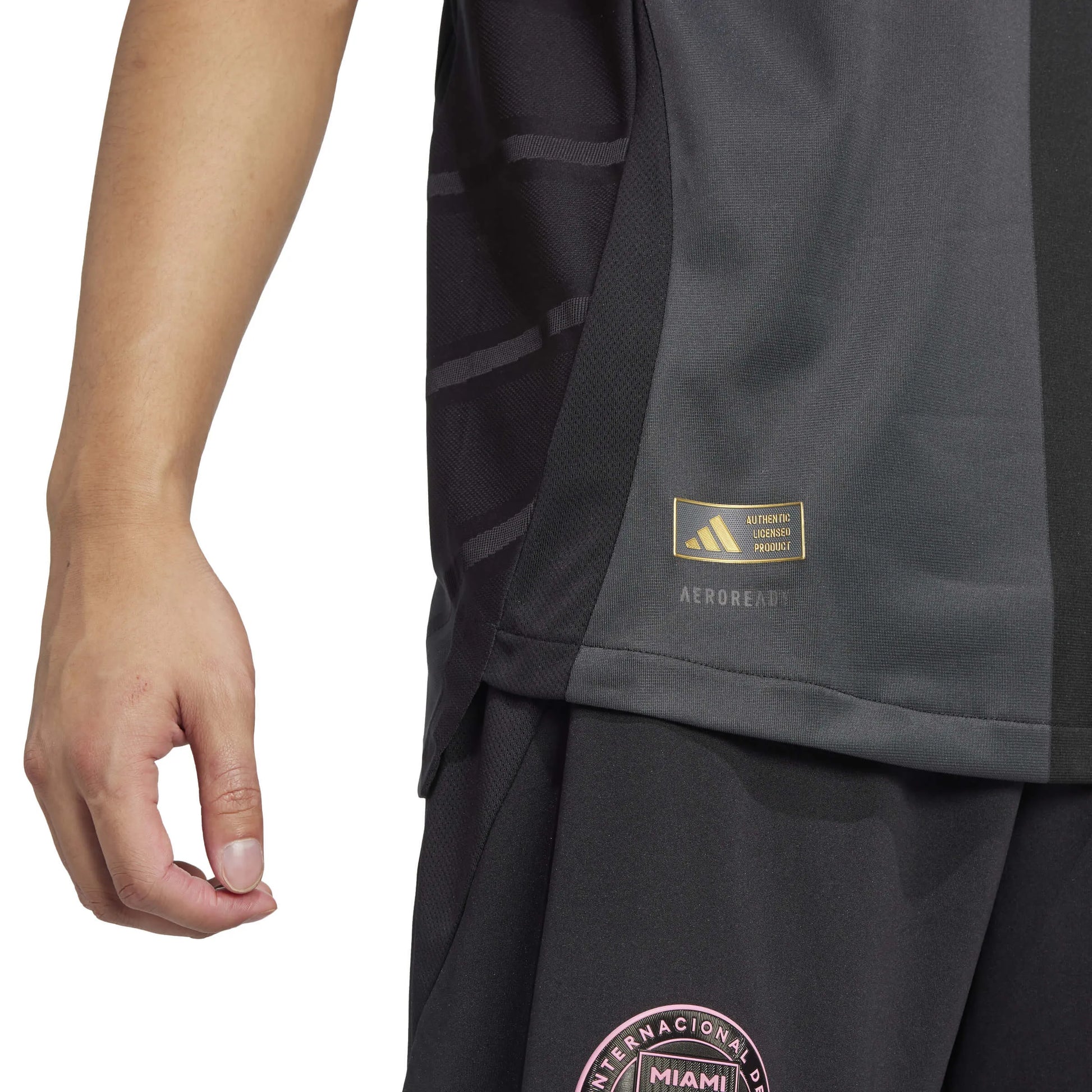 adidas 2025-26 Inter Miami Men's Messi #10 Authentic Away Jersey (Detail 2)