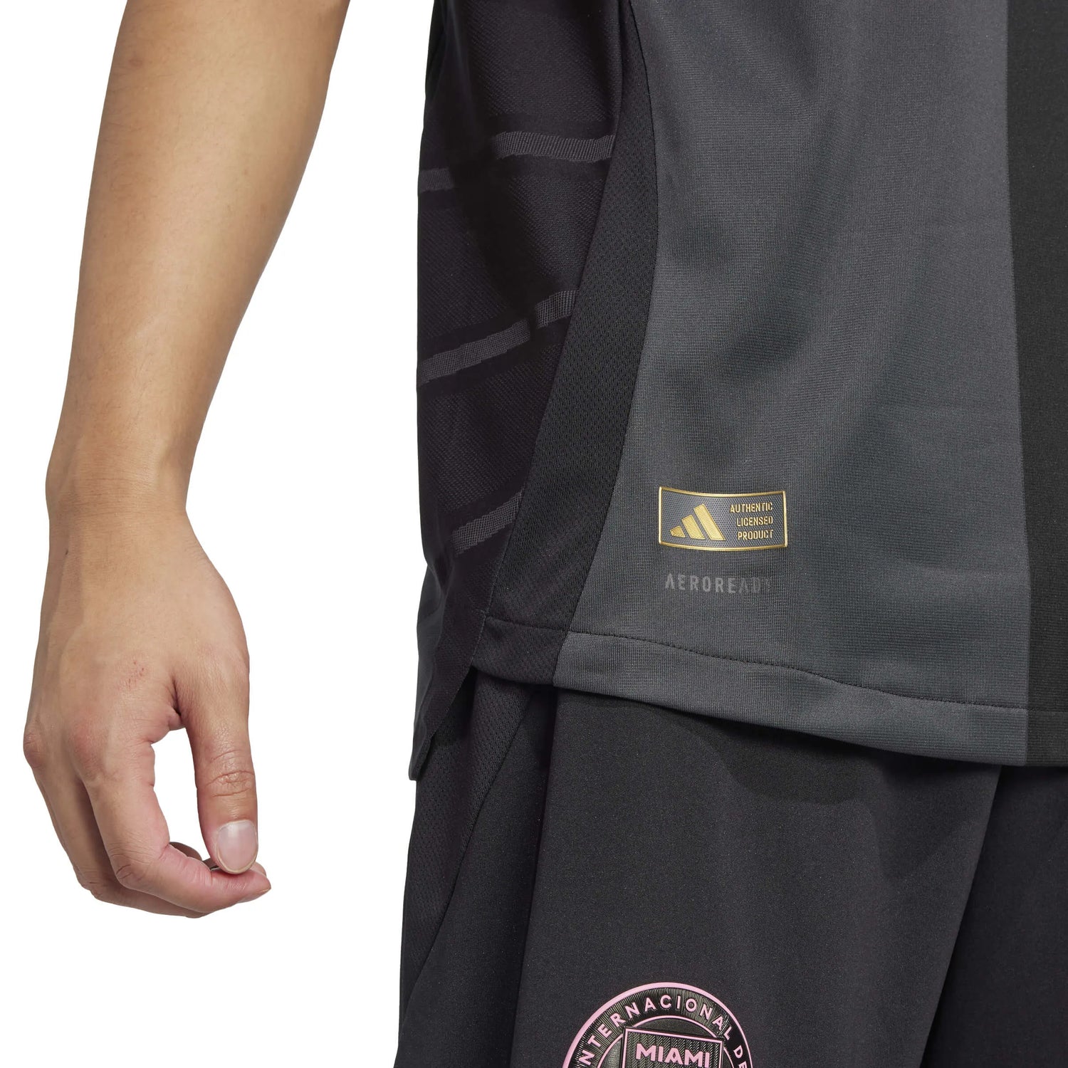 adidas 2025-26 Inter Miami Men's Messi #10 Authentic Away Jersey (Detail 2)