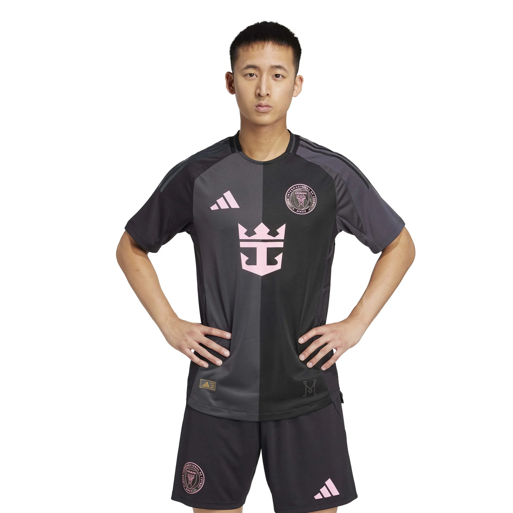 adidas 2025-26 Inter Miami Men's Messi #10 Authentic Away Jersey (Model - Front)