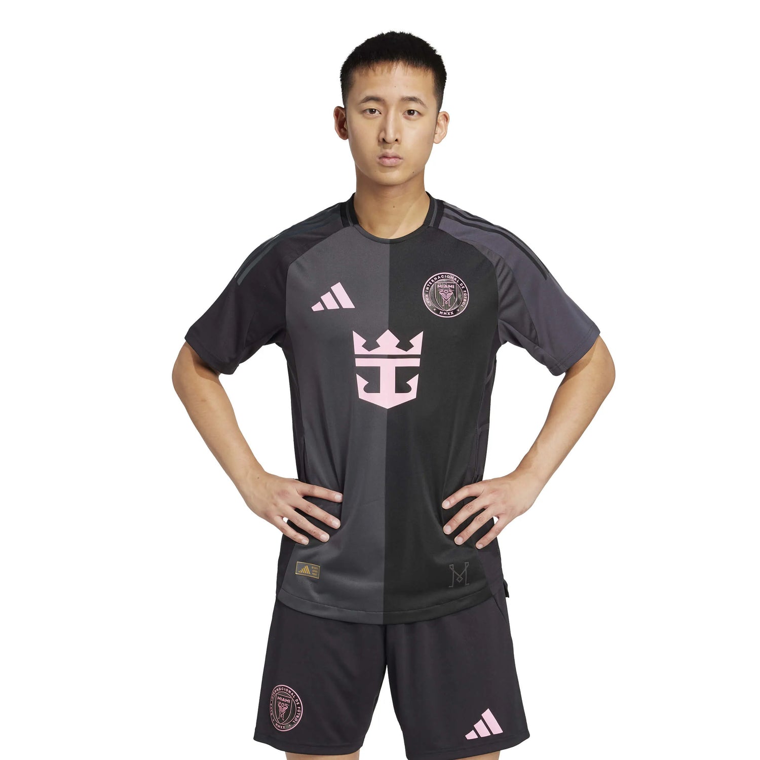 adidas 2025-26 Inter Miami Men's Messi #10 Authentic Away Jersey (Model - Front)