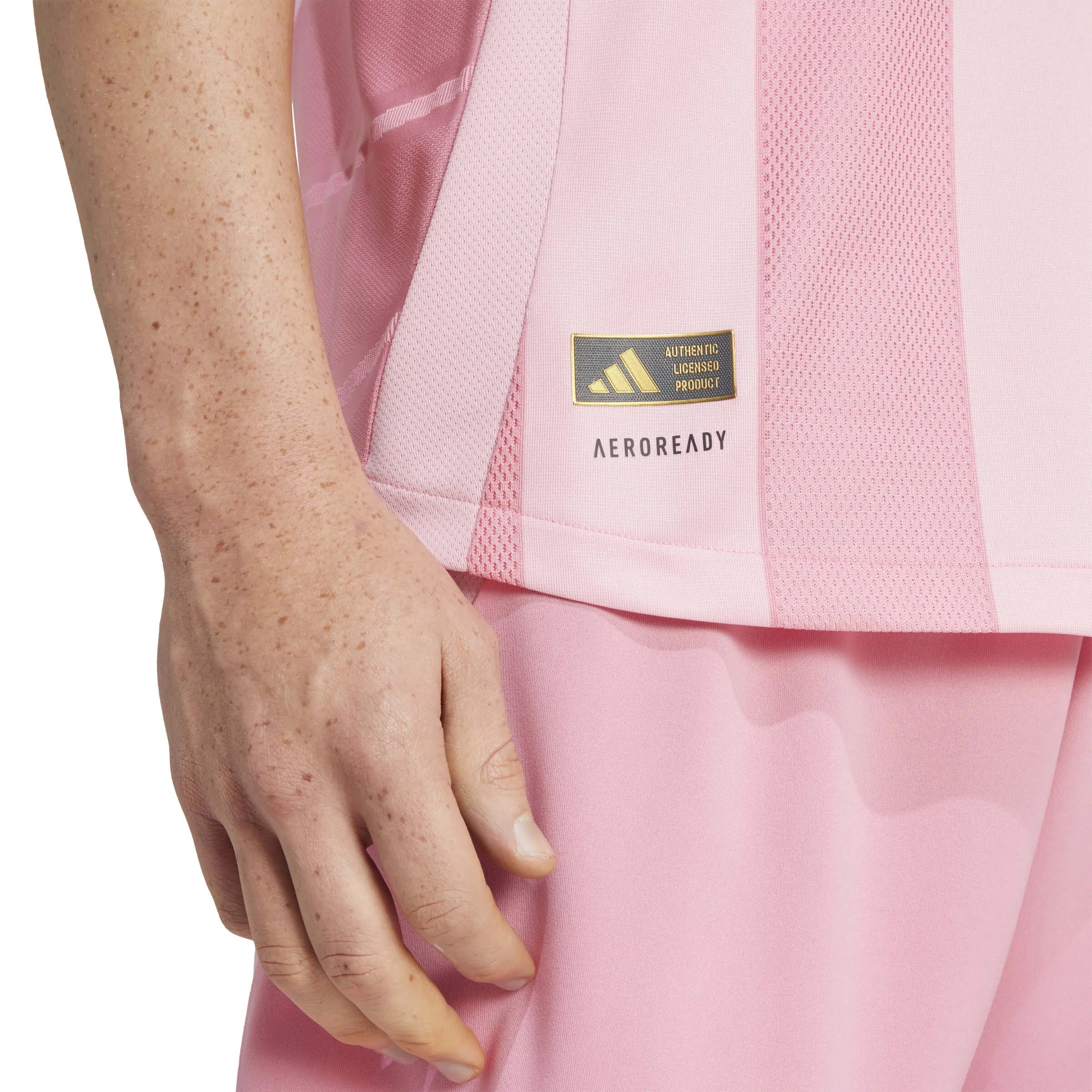 adidas 2025-26 Inter Miami Men's Messi #10 Authentic Home Soccer Jersey (Detail 2)