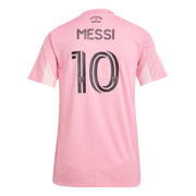 adidas 2025-26 Inter Miami Women's Messi #10 Stadium Home Jersey (Back)