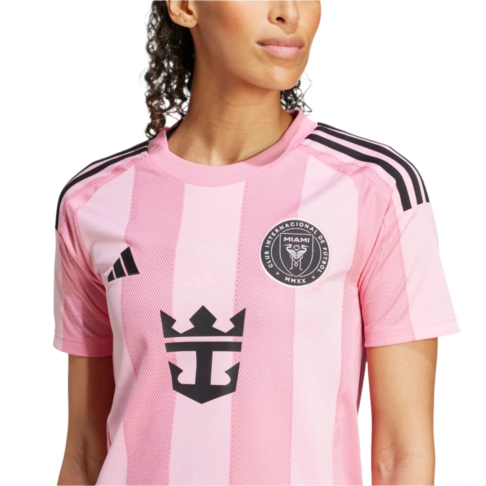 adidas 2025-26 Inter Miami Women's Messi #10 Stadium Home Jersey (Detail 2)