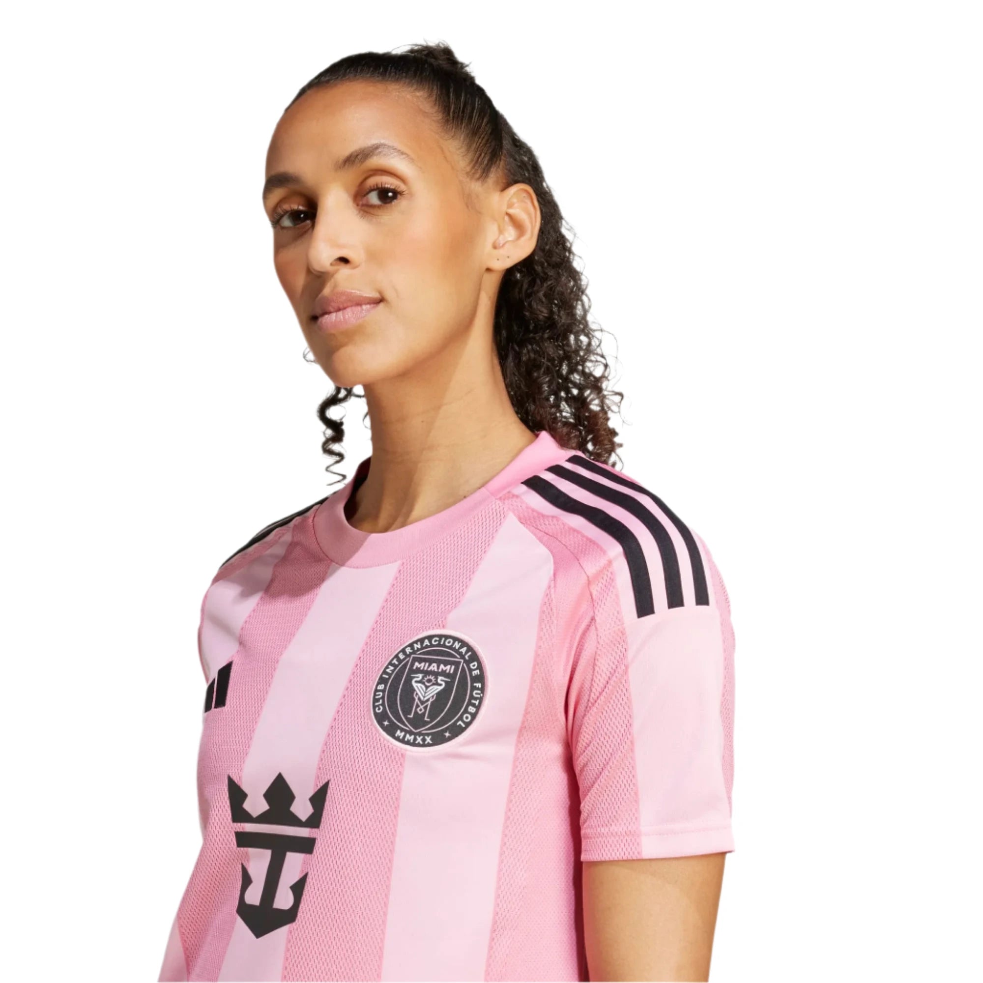 adidas 2025-26 Inter Miami Women's Stadium Home Jersey (Detail 1)