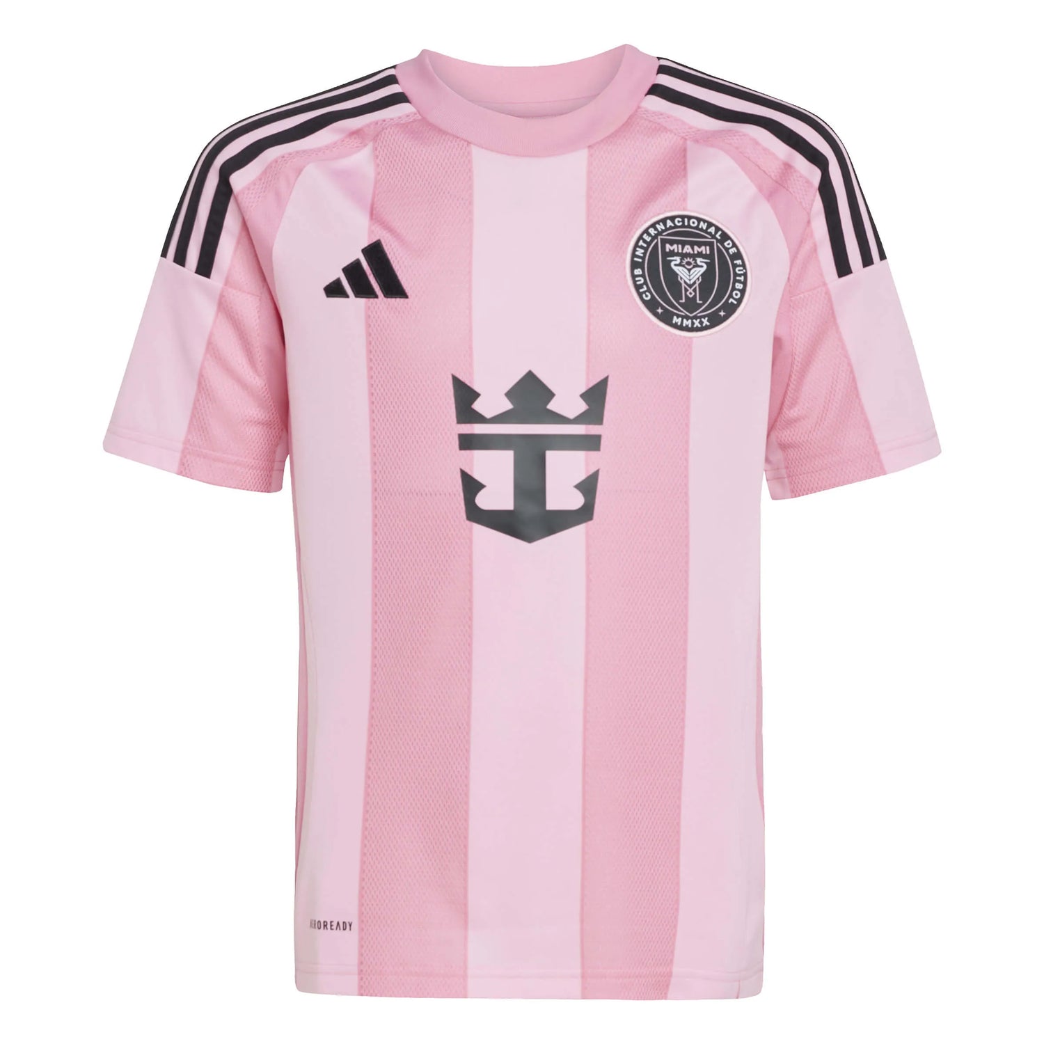 adidas 2025-26 Inter Miami Youth Messi #10 Stadium Home Soccer Jersey (Front)