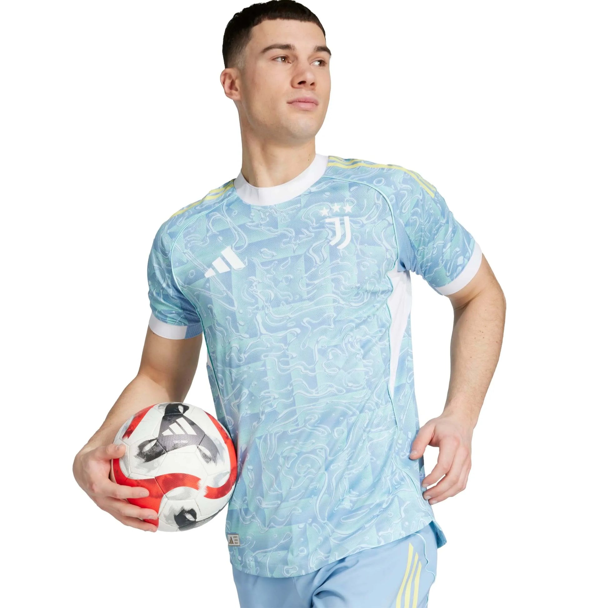 adidas 2025-26 Juventus Men's Authentic Away Soccer Jersey (Detail 1)