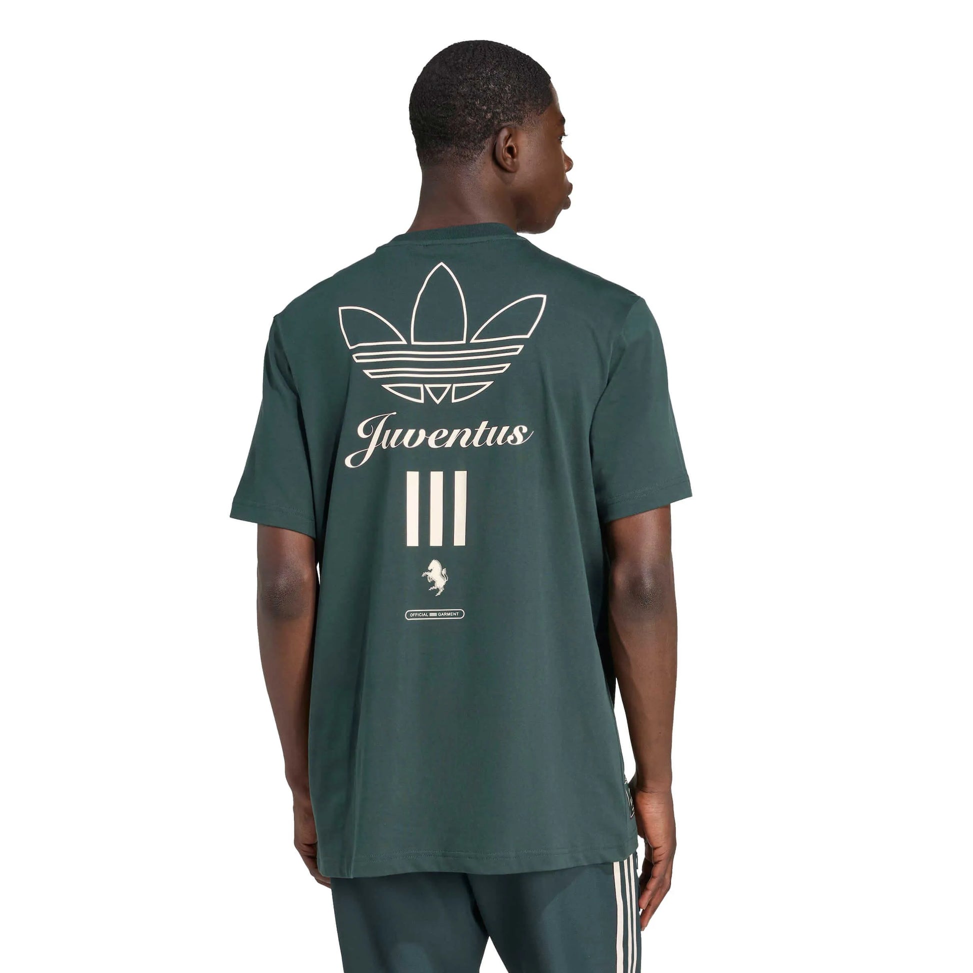 adidas 2025-26 Juventus Men's Icon Graphic Tee (Model - Back)