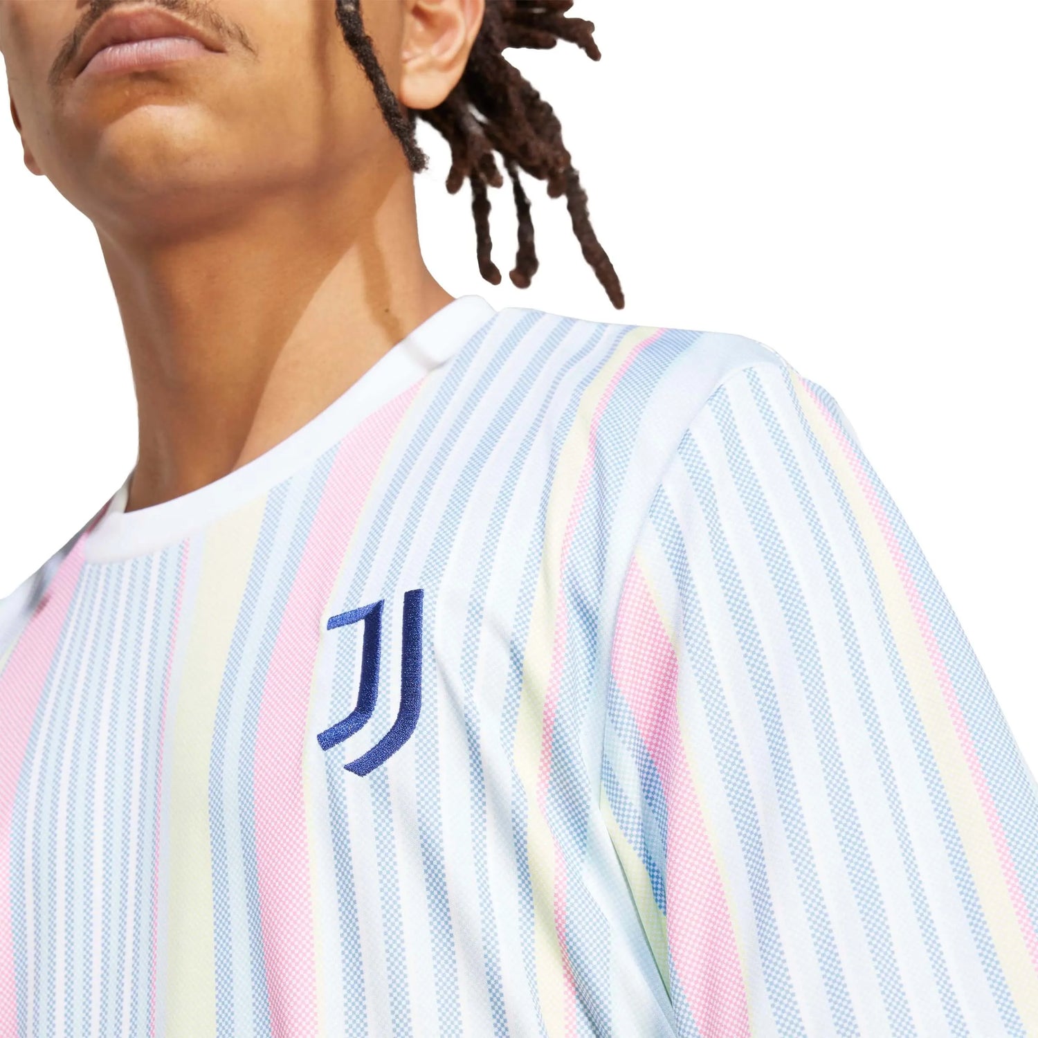 adidas 2025-26 Juventus Men's Pre-Match Soccer Jersey (Detail 1)