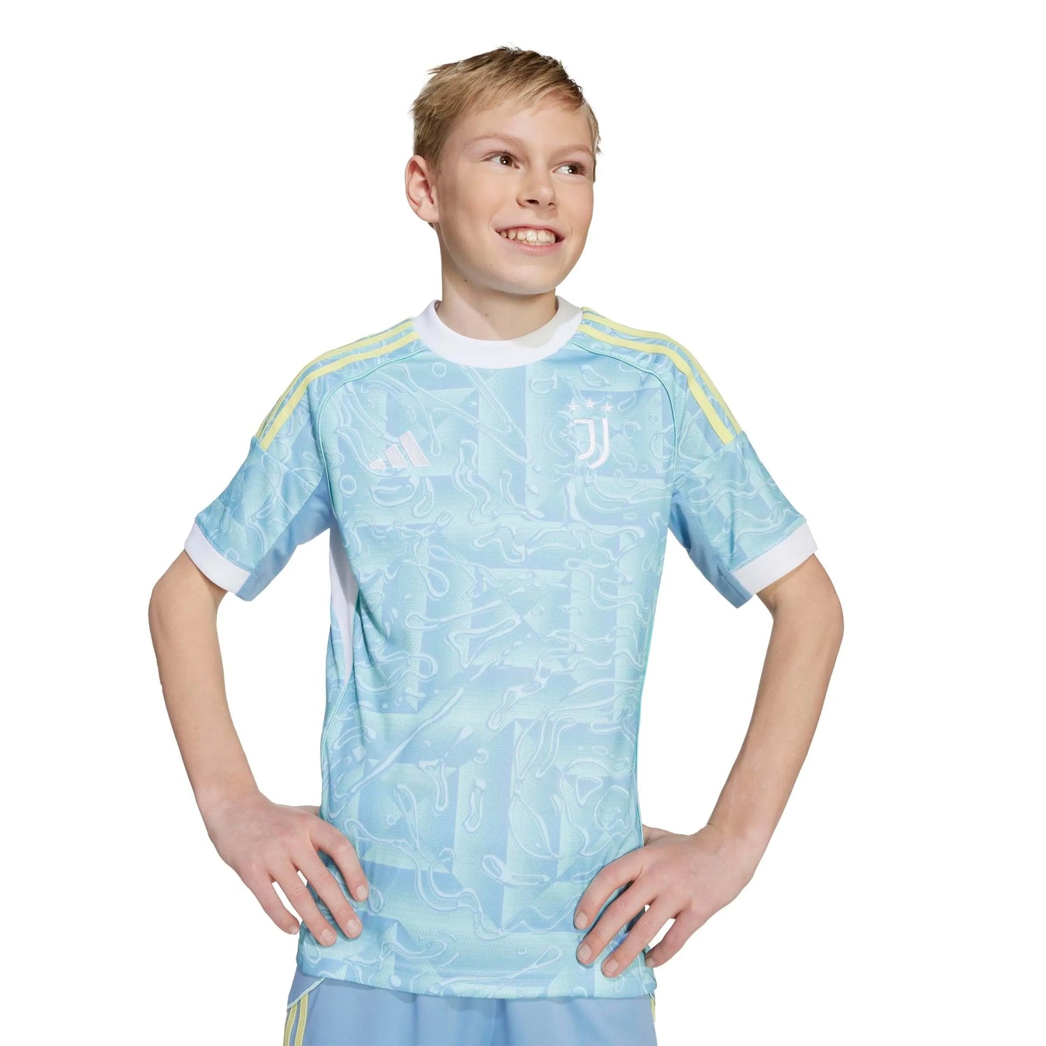 adidas 2025-26 Juventus Youth Stadium Away Soccer Jersey (Detail 1)