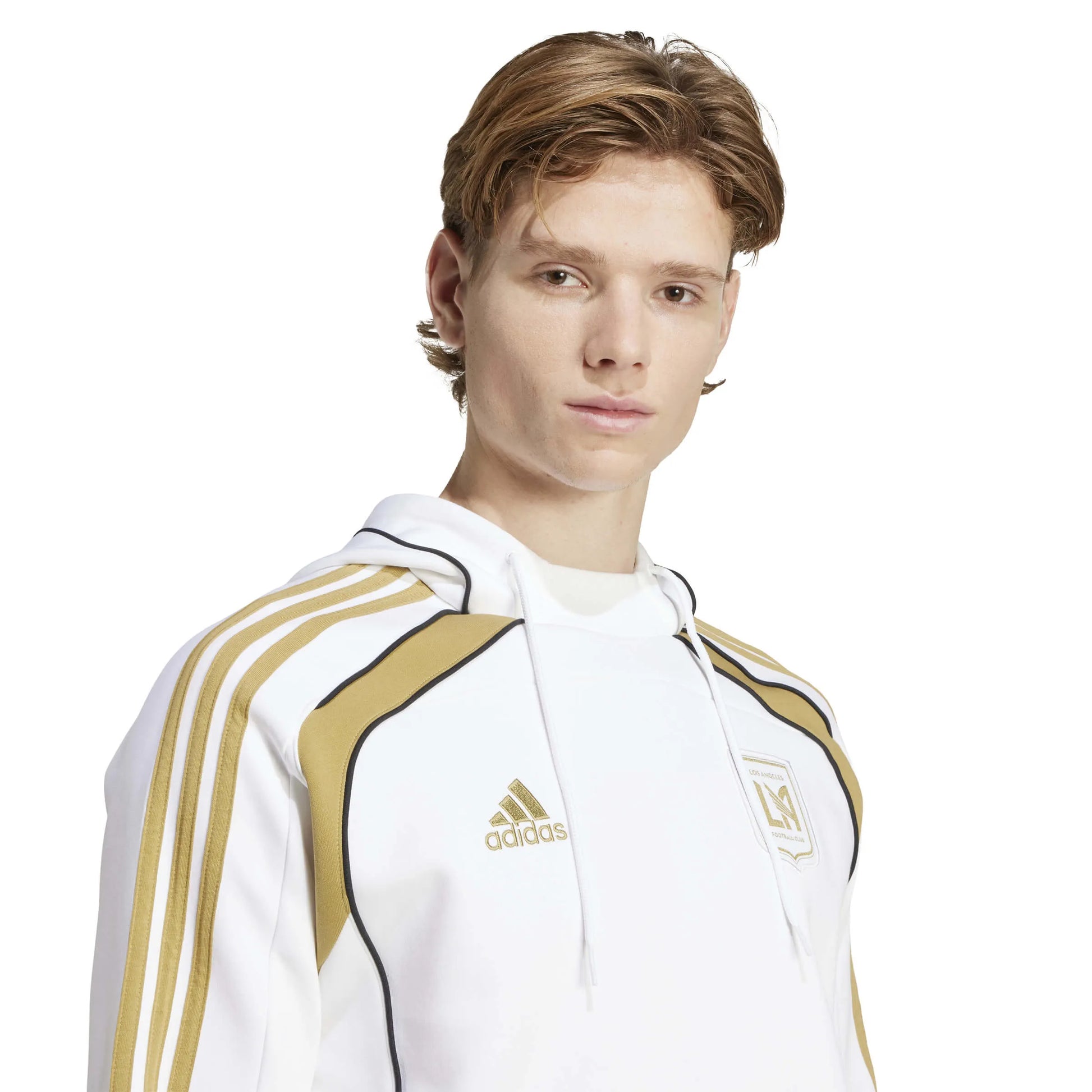 adidas 2025-26 LAFC Men's Travel Hoodie (Detail 1)