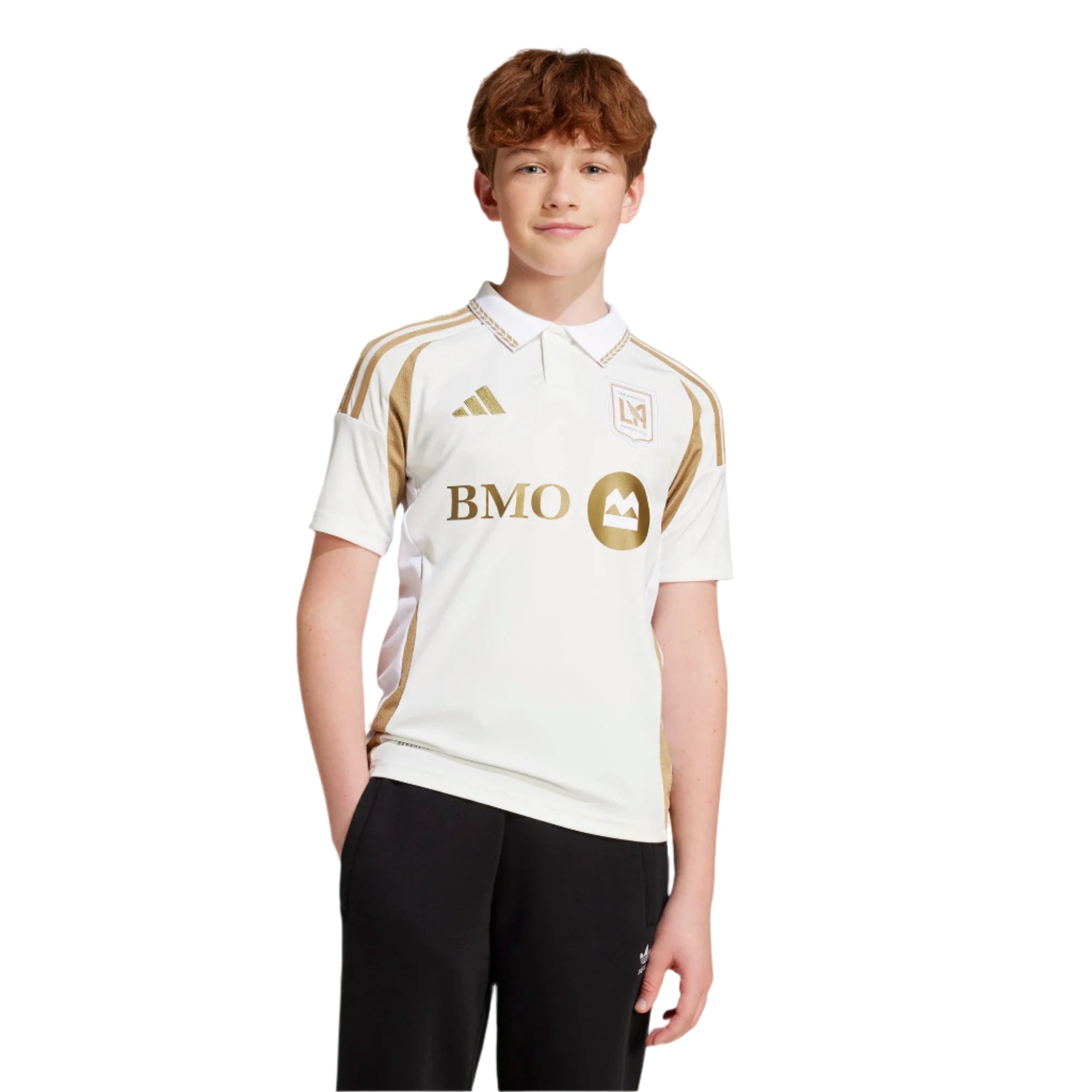 adidas 2025-26 LAFC Youth Stadium Away Jersey (Model - Front)