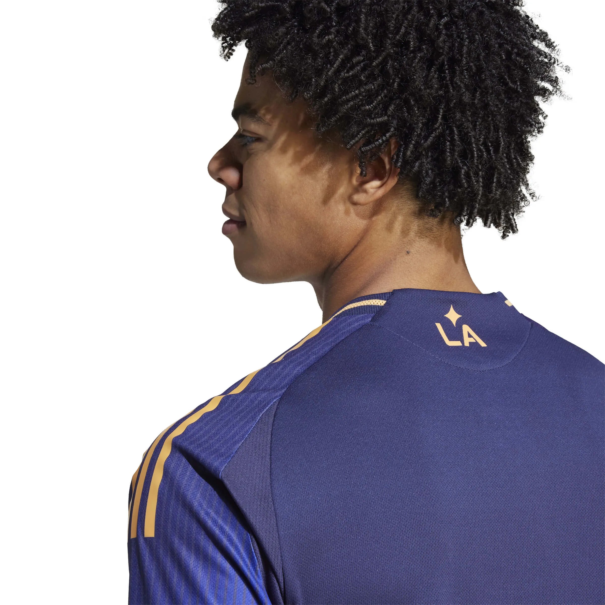 adidas 2025-26 LA Galaxy Men's Authentic Away Soccer Jersey (Detail 2)