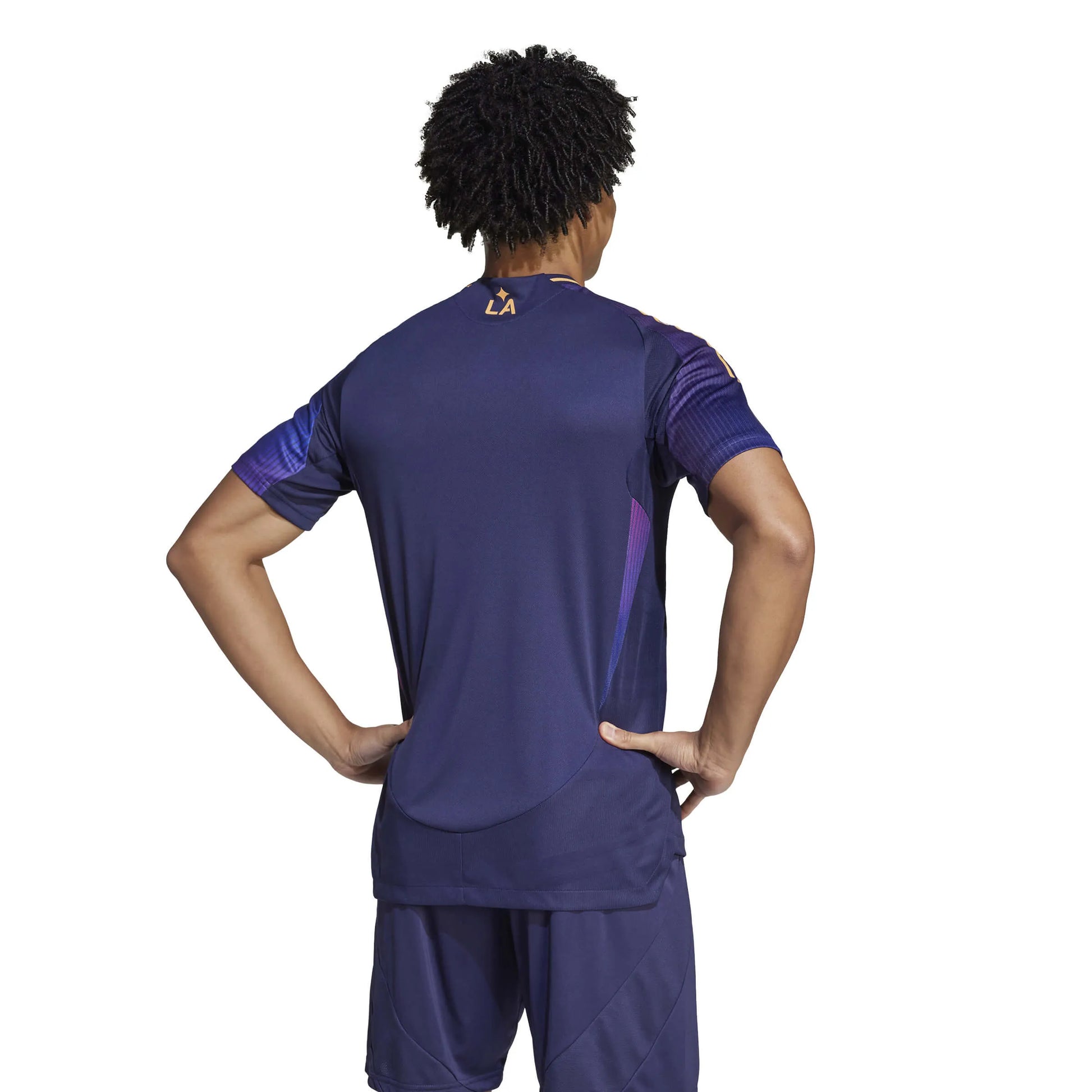 adidas 2025-26 LA Galaxy Men's Authentic Away Soccer Jersey (Model - Back)