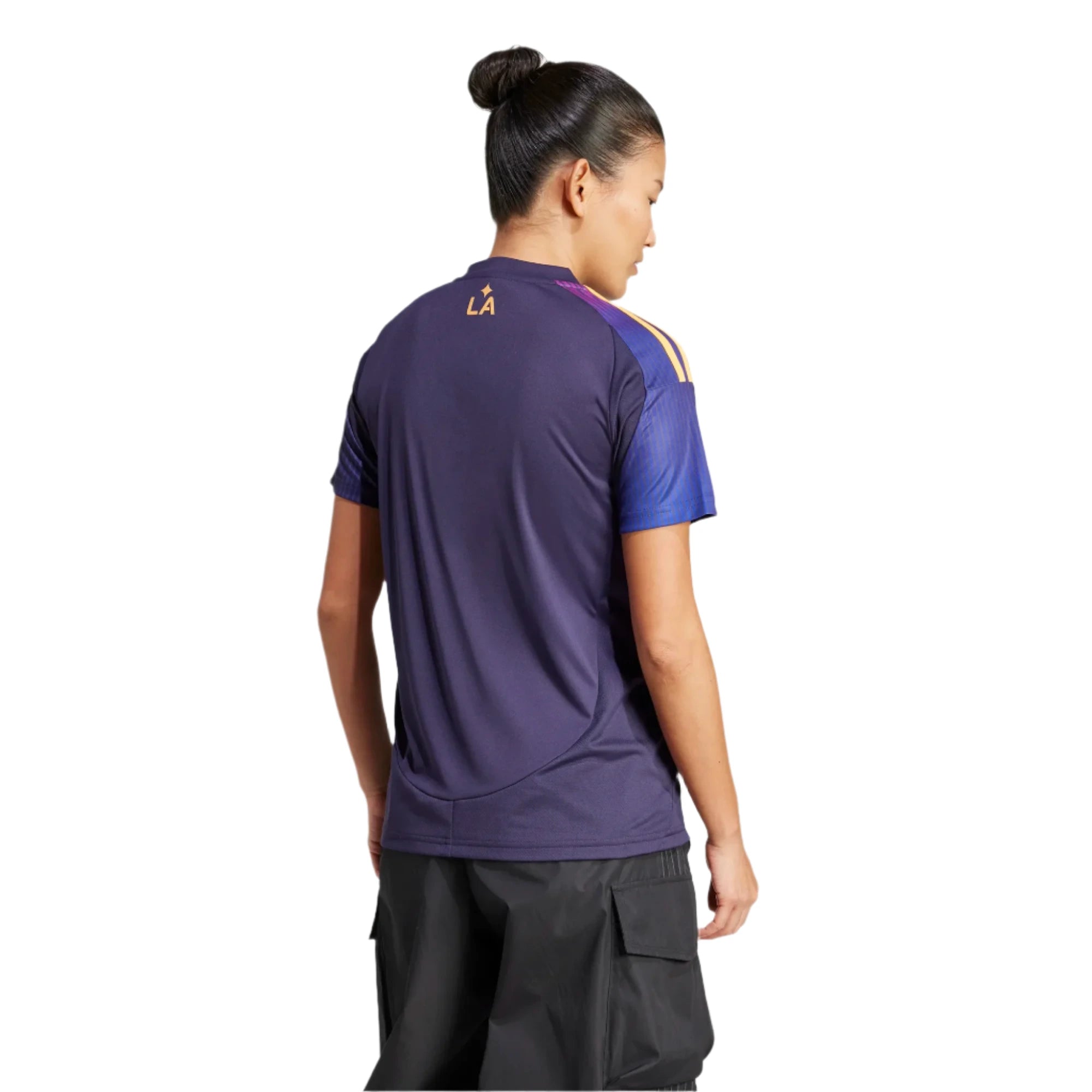 adidas 2025-26 LA Galaxy Women's Stadium Away Jersey (Model - Back)
