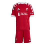 adidas 2025-26 Liverpool Kid's Home Mini Kit (Front)