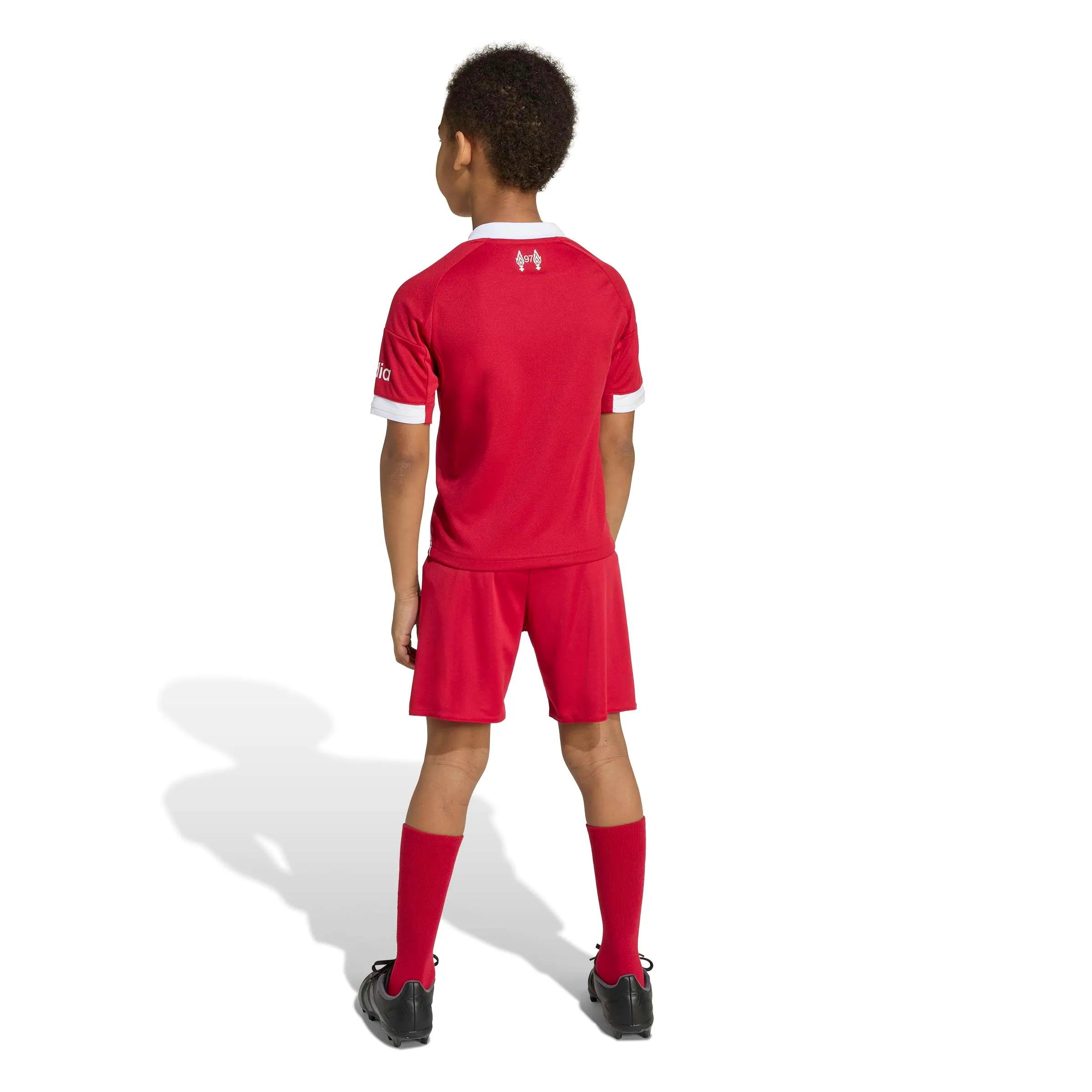 adidas 2025-26 Liverpool Kid's Home Mini Kit (Model - Back)