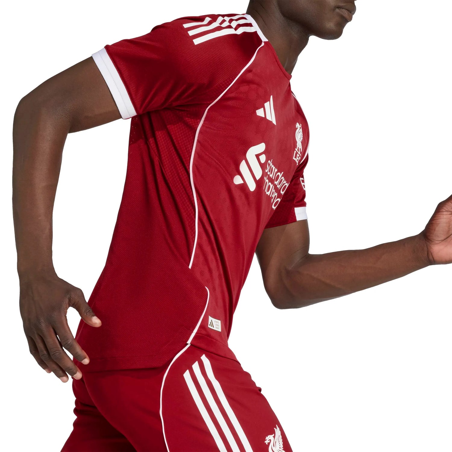 adidas 2025-26 Liverpool Men's Authentic Home Soccer Jersey (Detail 2)