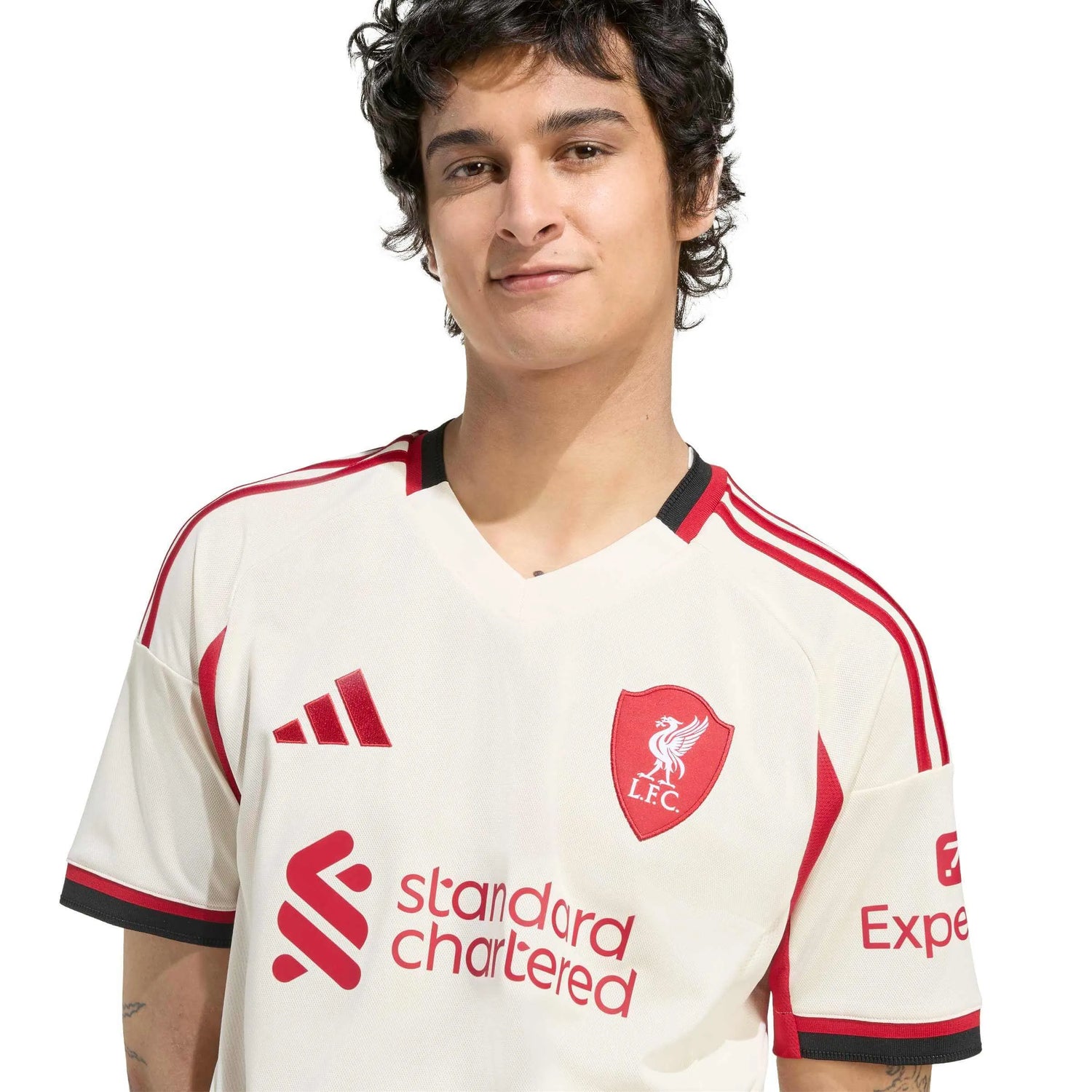 adidas 2025-26 Liverpool Men's Stadium Away Soccer Jersey (Detail 1)