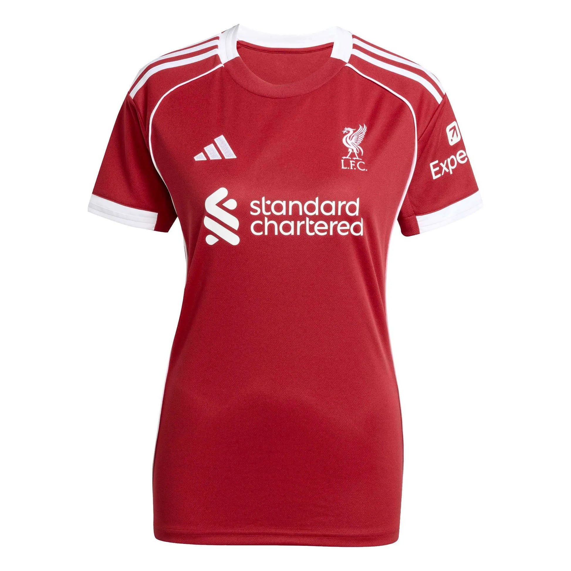 adidas 2025-26 Liverpool Women's Stadium Home Soccer Jersey (Front)