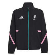 adidas 2025-26 Liverpool Youth Anthem Jacket Black (Front)