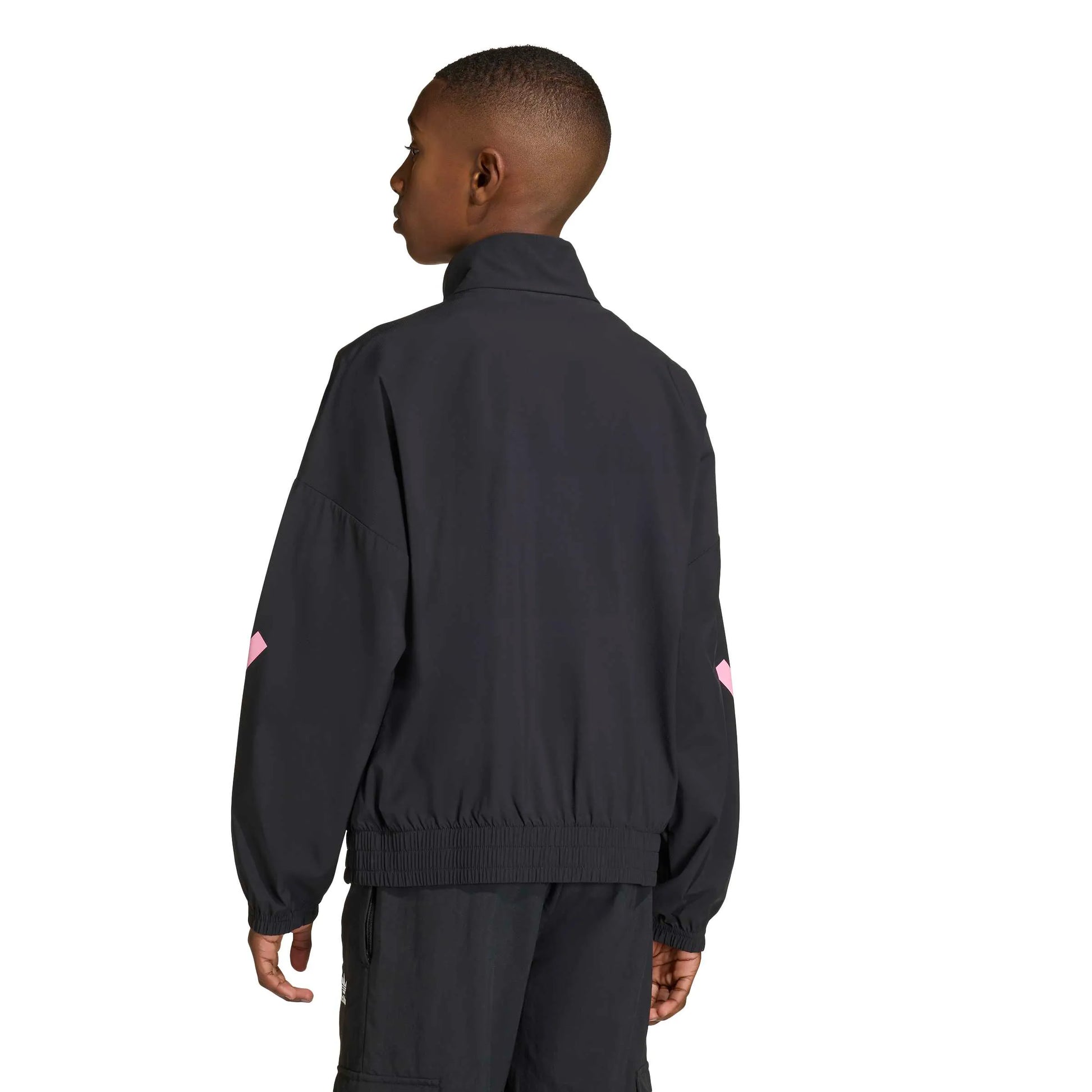 adidas 2025-26 Liverpool Youth Anthem Jacket Black (Model - Back)