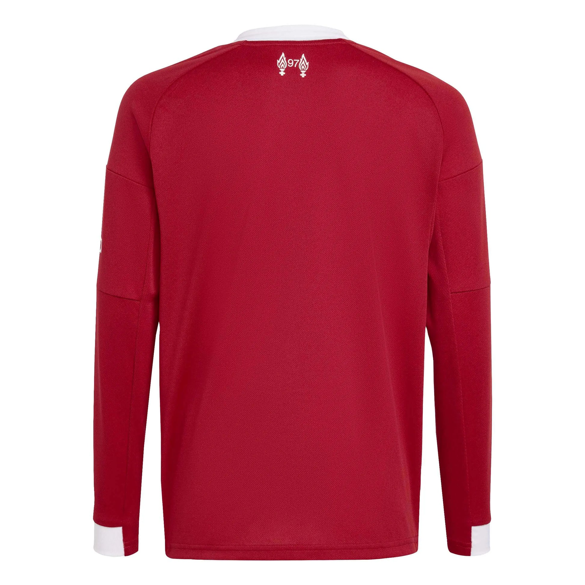 adidas 2025-26 Liverpool Youth Stadium Home Long-Sleeve Soccer Jersey (Back)