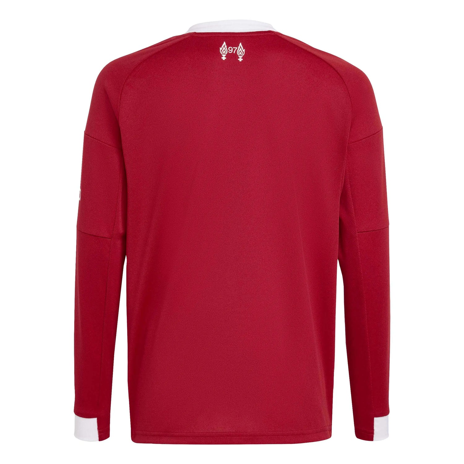 adidas 2025-26 Liverpool Youth Stadium Home Long-Sleeve Soccer Jersey (Back)