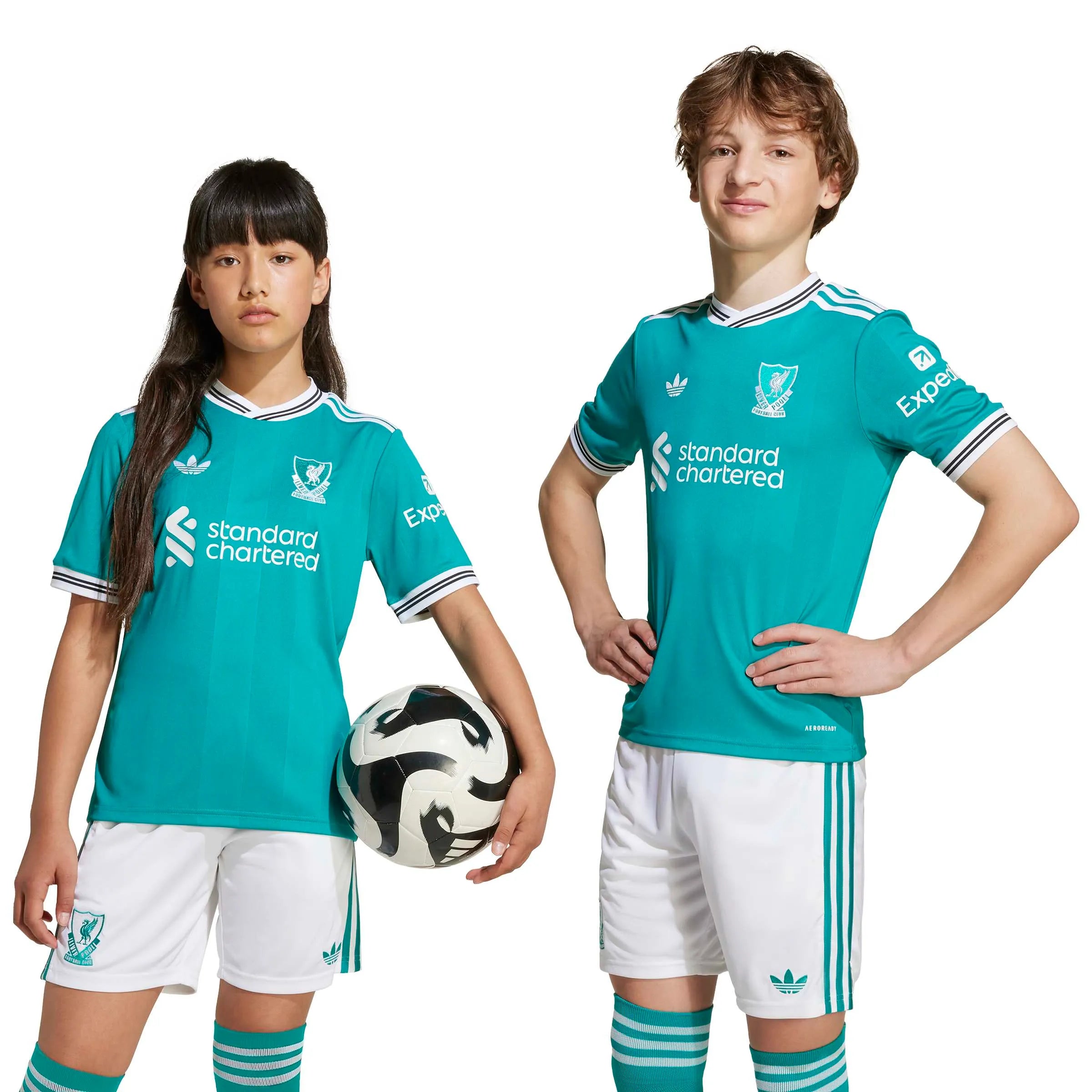 adidas 2025-26 Liverpool Youth Stadium Third Soccer Jersey (Models - Front)