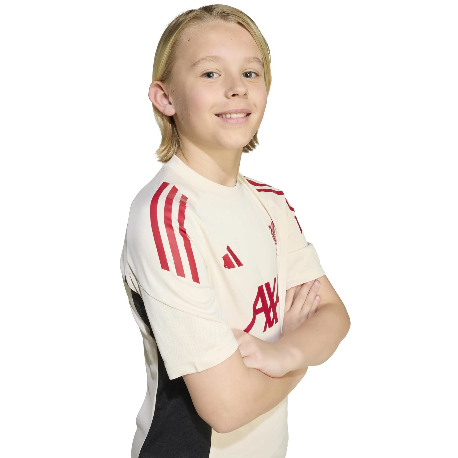 adidas 2025-26 Liverpool Youth Training Soccer Jersey (Detail 1)