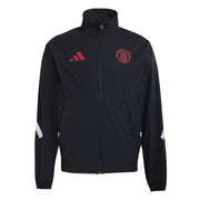 adidas 2025-26 Manchester United Men's Anthem Jacket Black (Front)