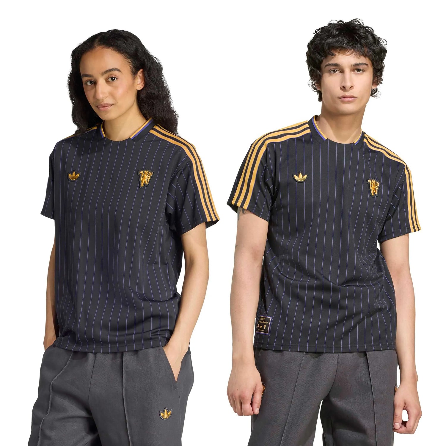 adidas 2025-26 Manchester United Men's Icon Soccer Jersey (Models - Front)