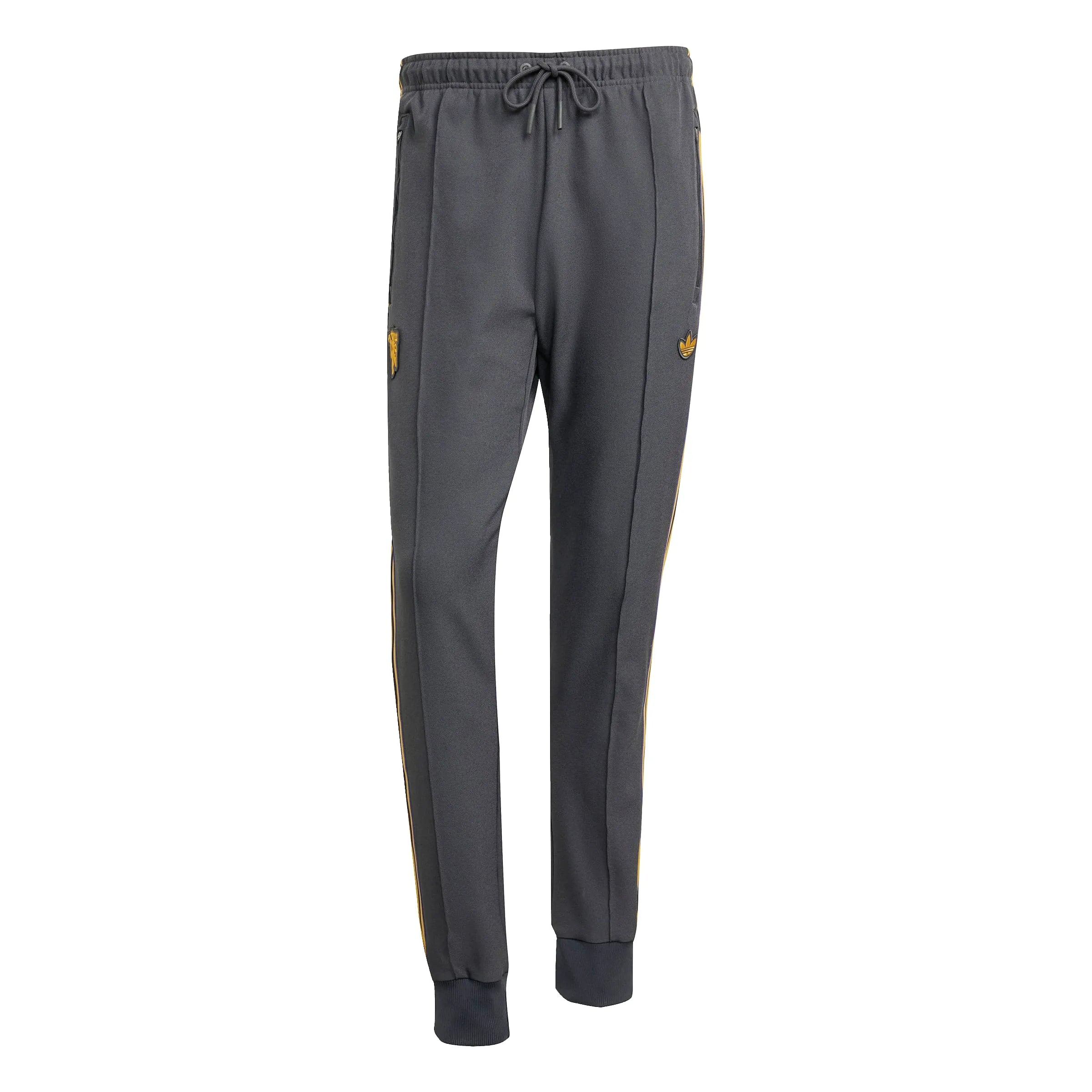 adidas 2025-26 Manchester United Men's Icon Track Pants (Front)