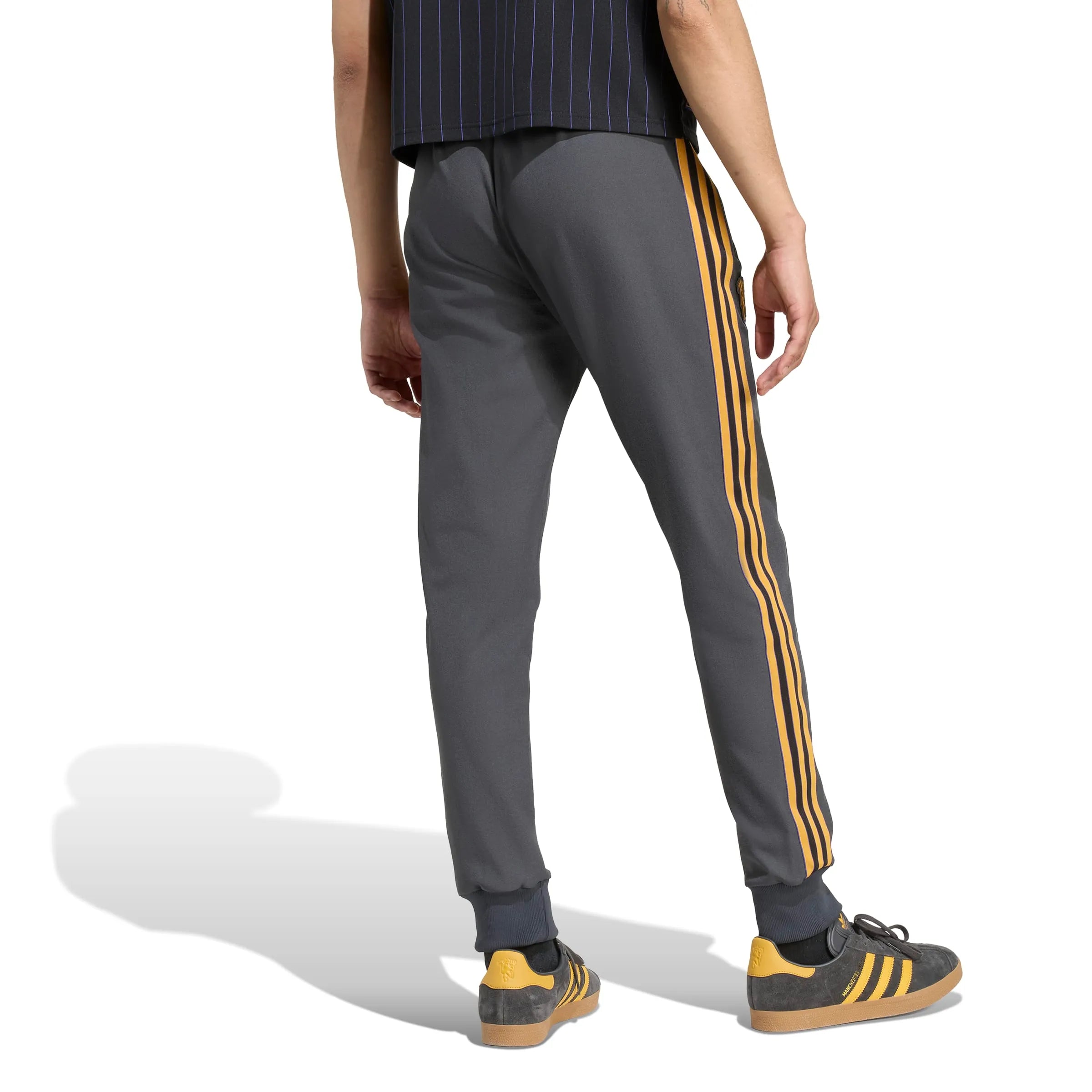 adidas 2025-26 Manchester United Men's Icon Track Pants (Model - Back)