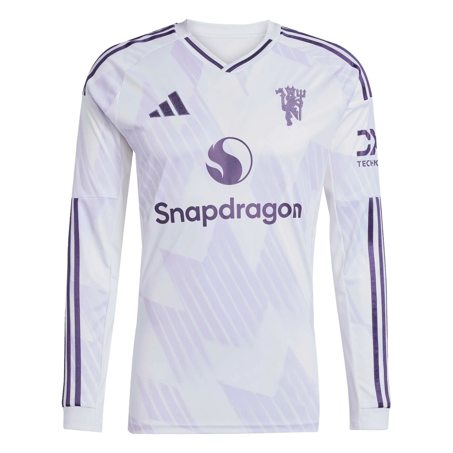 adidas 2025-26 Manchester United Men's Stadium Away Long-Sleeve Soccer Jersey (Front)