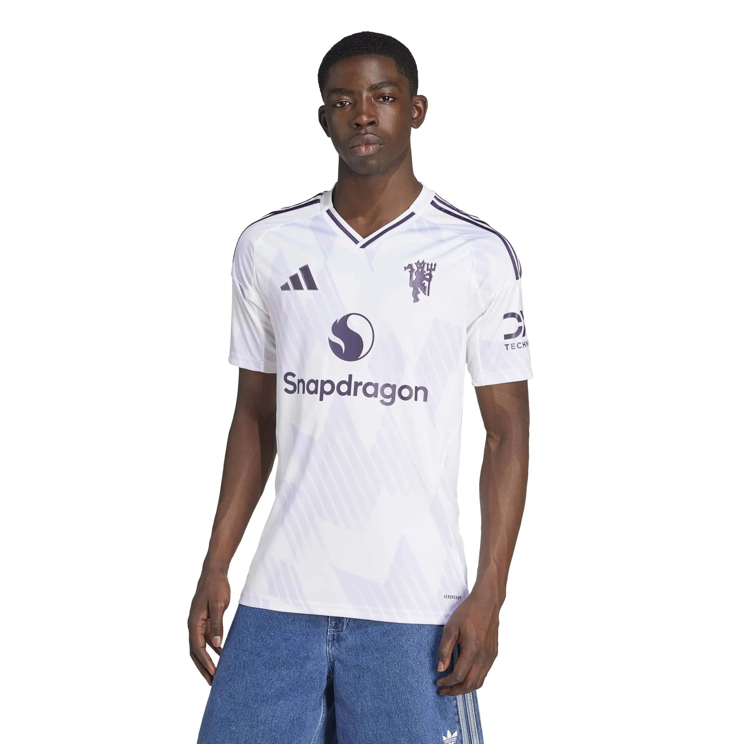 adidas 2025-26 Manchester United Men's Stadium Away Soccer Jersey