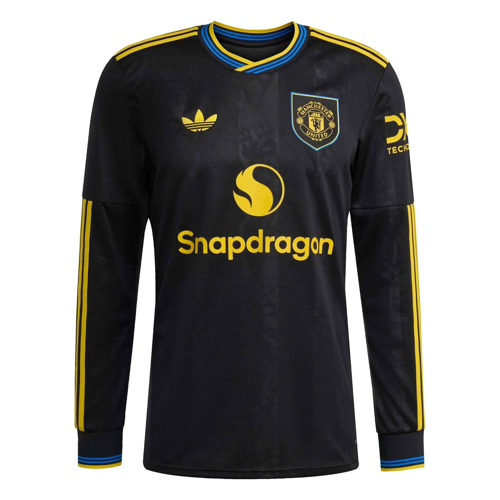 adidas 2025-26 Manchester United Men's Stadium Third Long-Sleeve Soccer Jersey (Front)
