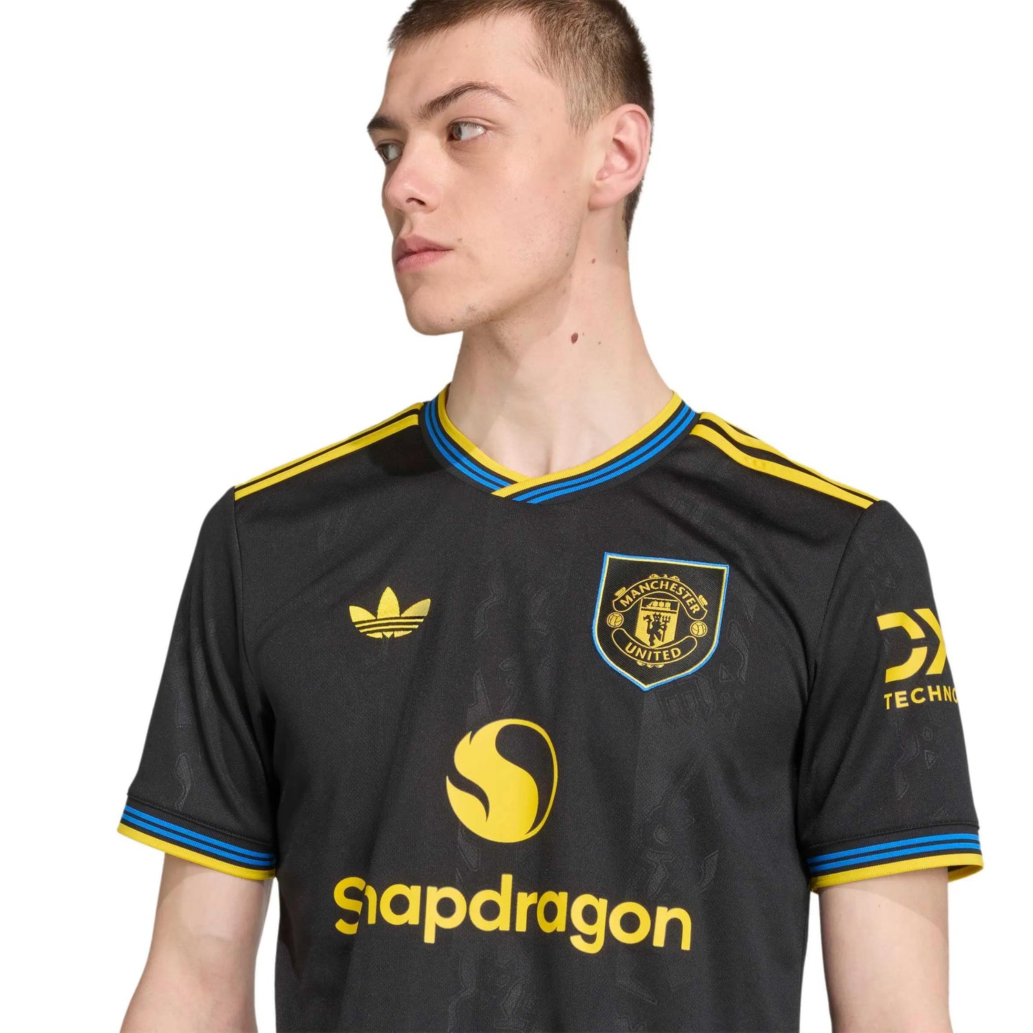 adidas 2025-26 Manchester United Men's Stadium Third Soccer Jersey (Detail 1)