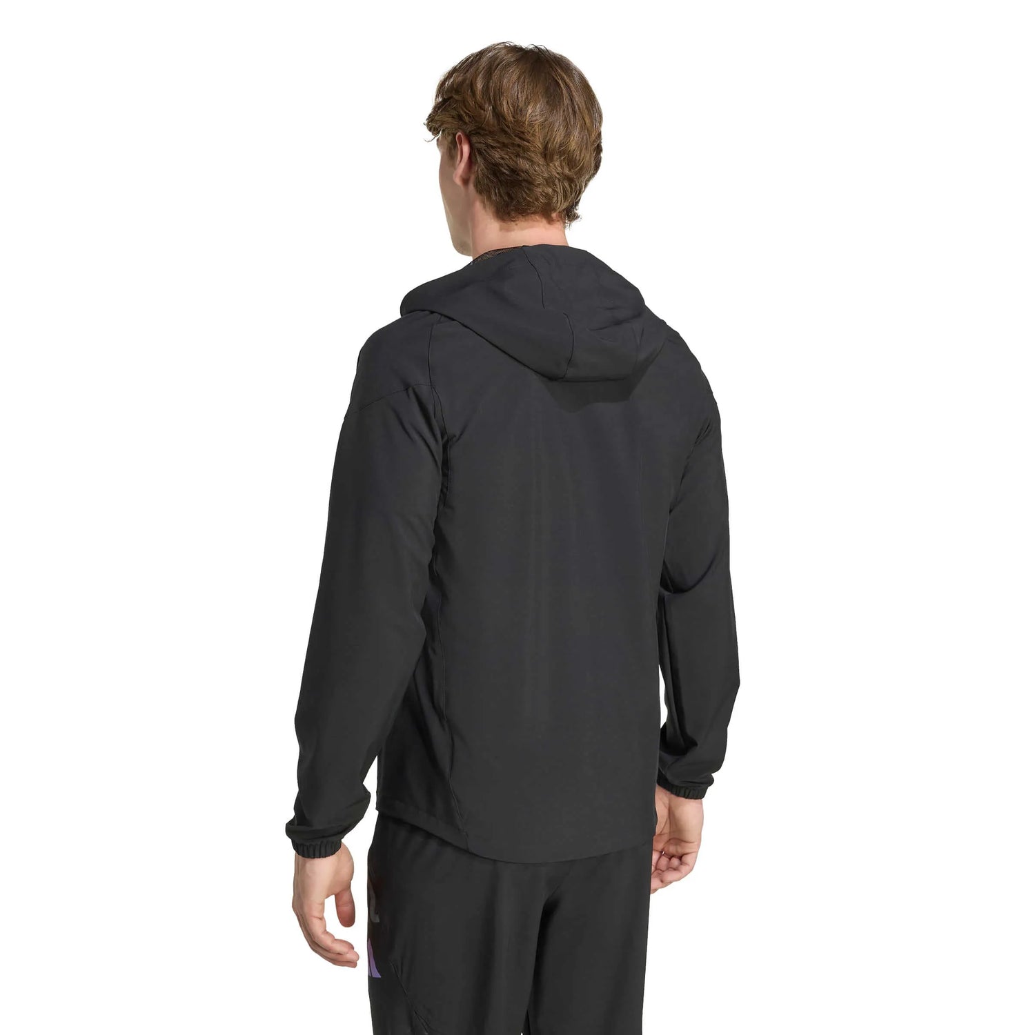 adidas 2025-26 Manchester United Men's Tiro 25 Competition Vis Tech Travel Jacket (Model - Back)