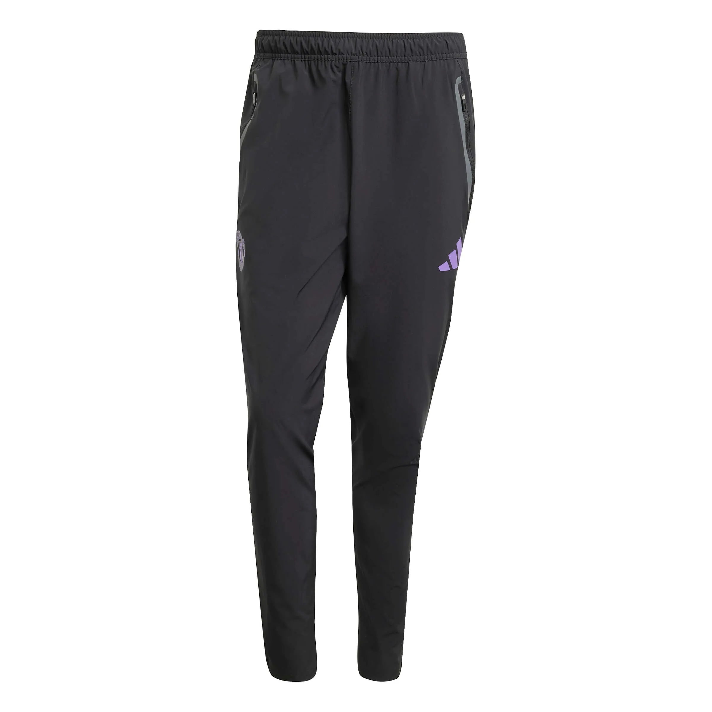 adidas 2025-26 Manchester United Men's Tiro 25 Competition Vis Tech Travel Pants (Front)